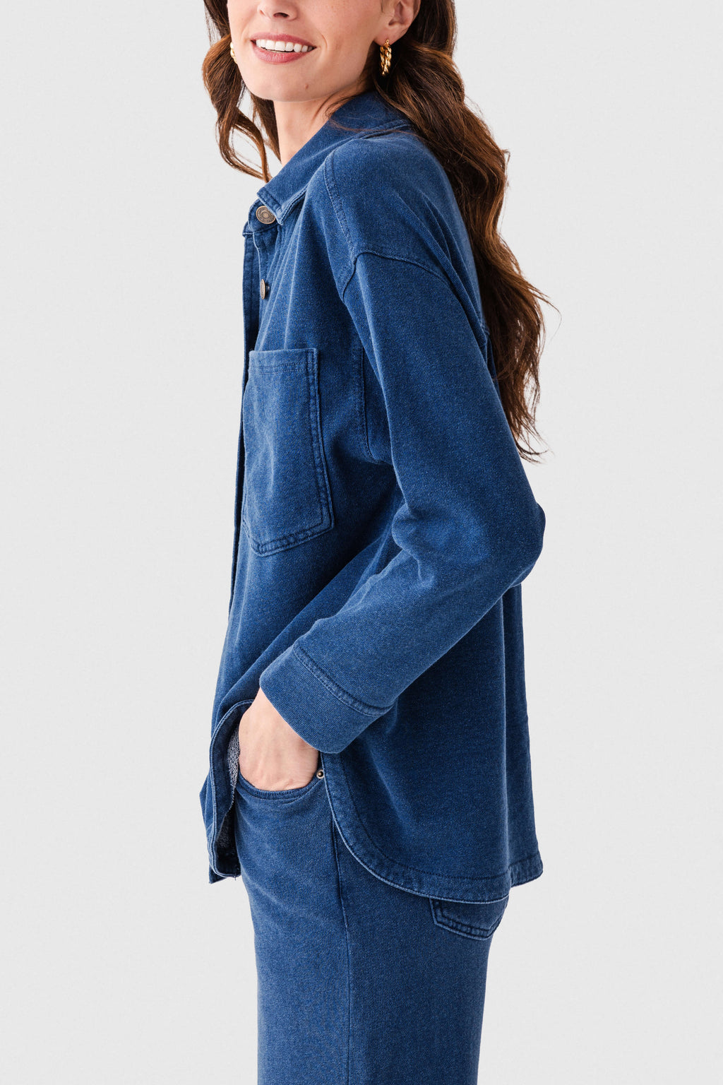 Z Supply All Day Knit Denim Jacket