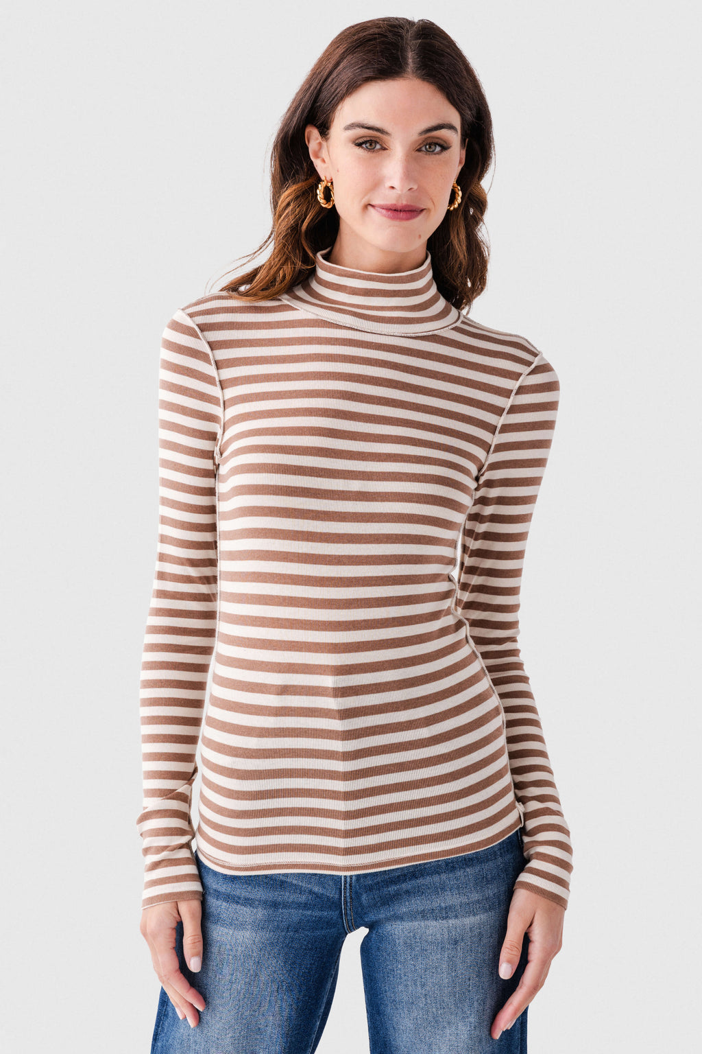 Free People Good Good Turtle Stripe Top