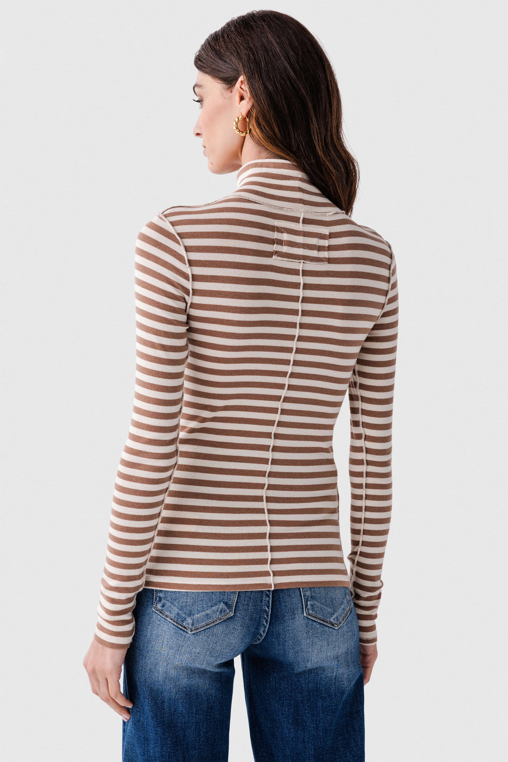 Free People Good Good Turtle Stripe Top