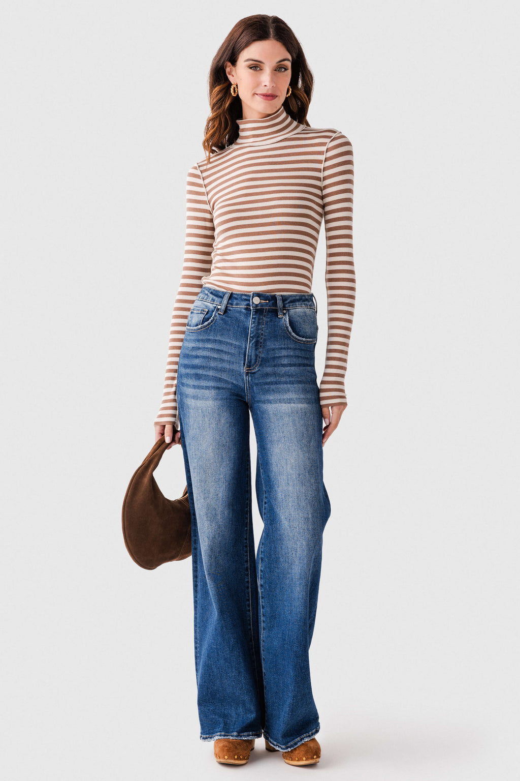 Free People Good Good Turtle Stripe Top