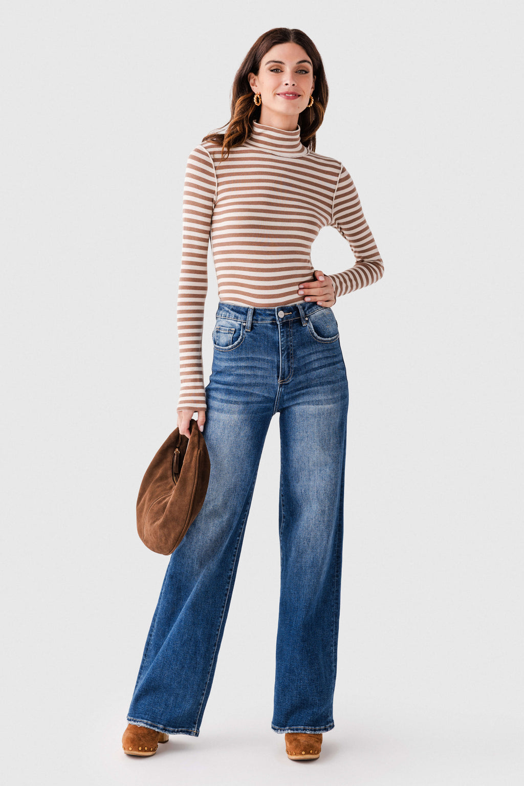 Free People Good Good Turtle Stripe Top