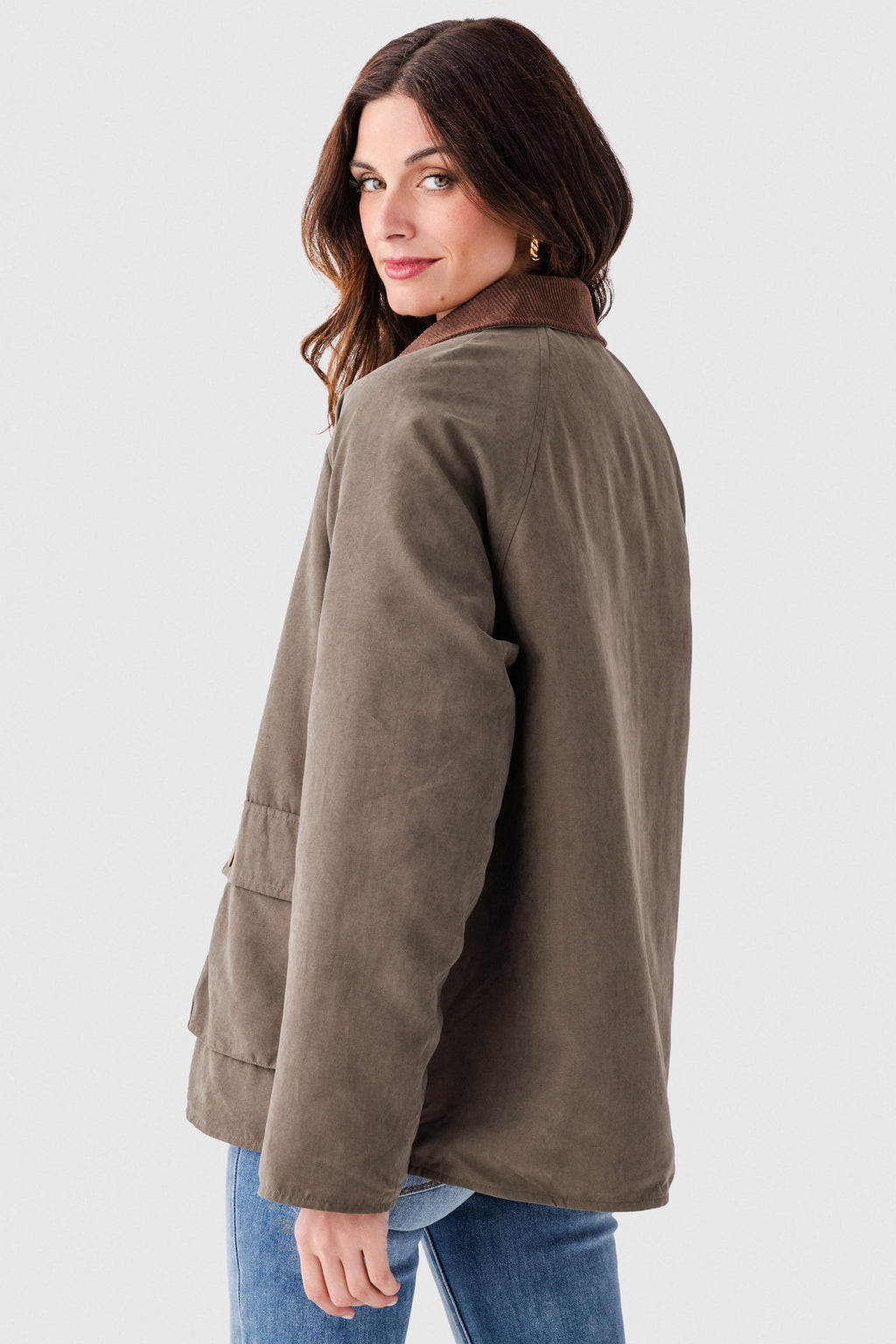 Hem & Thread Corduroy Collar Fisherman Jacket