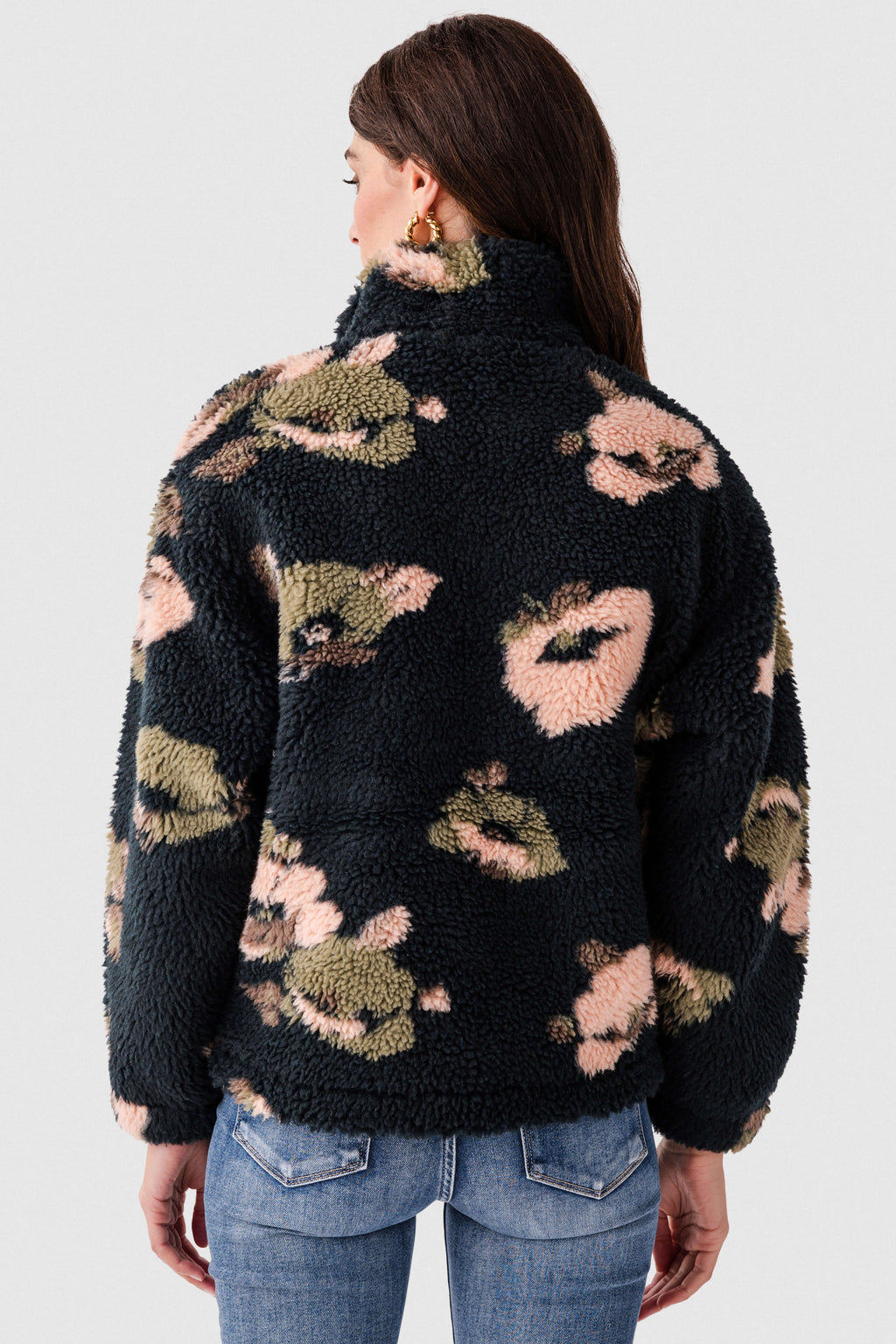 RD Style Whistler Sherpa Zip Front Jacket