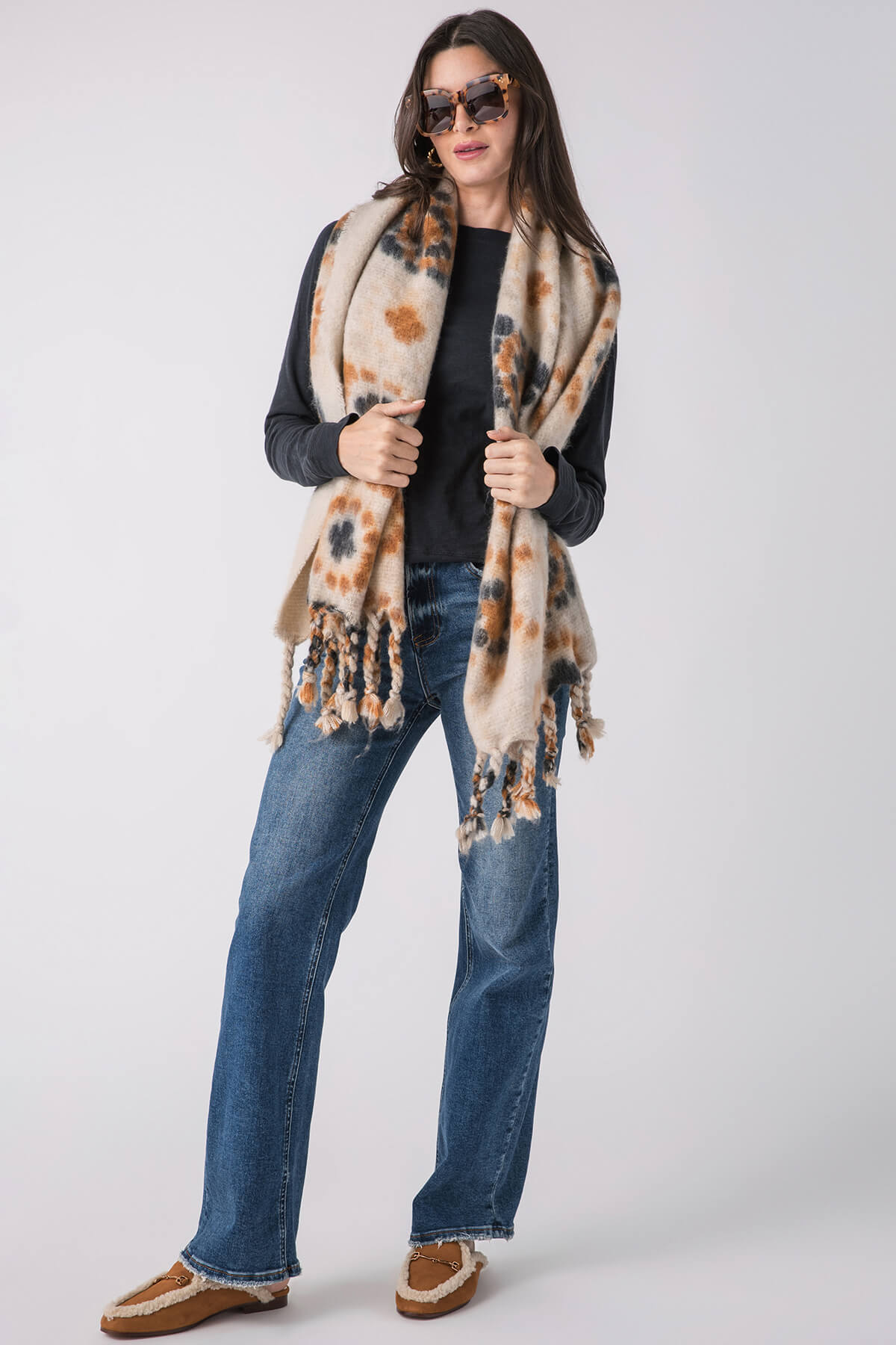 RISEN Full Size Straight Leg Jeans with Pockets Plus Size