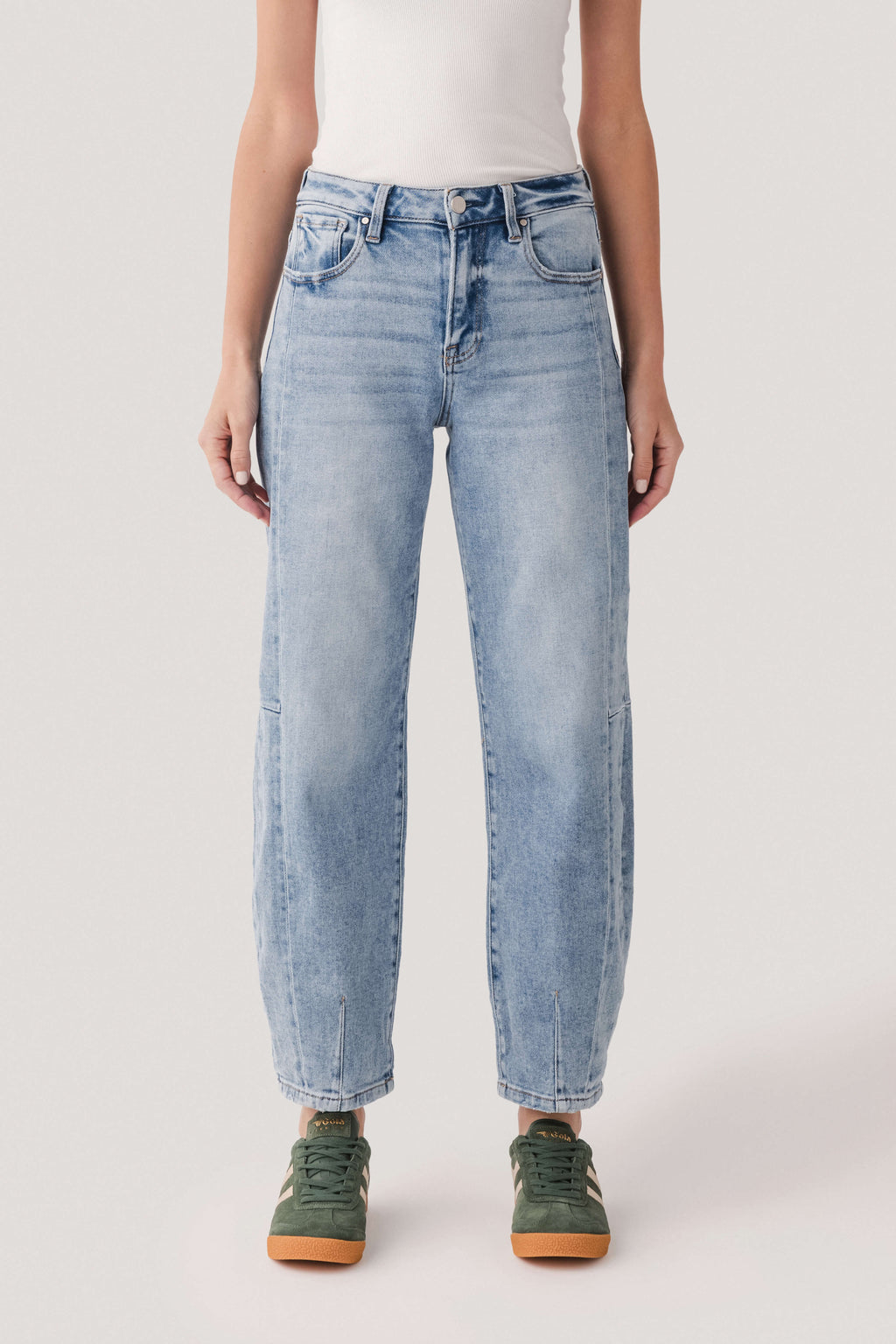 Risen Cody High Rise Barrel Jeans