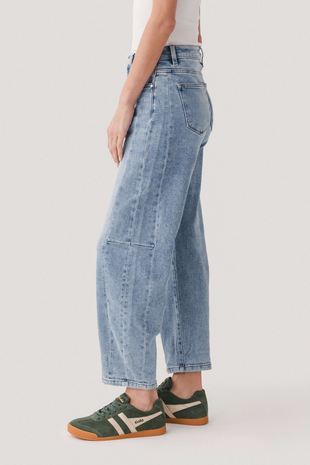 Risen Cody High Rise Barrel Jeans