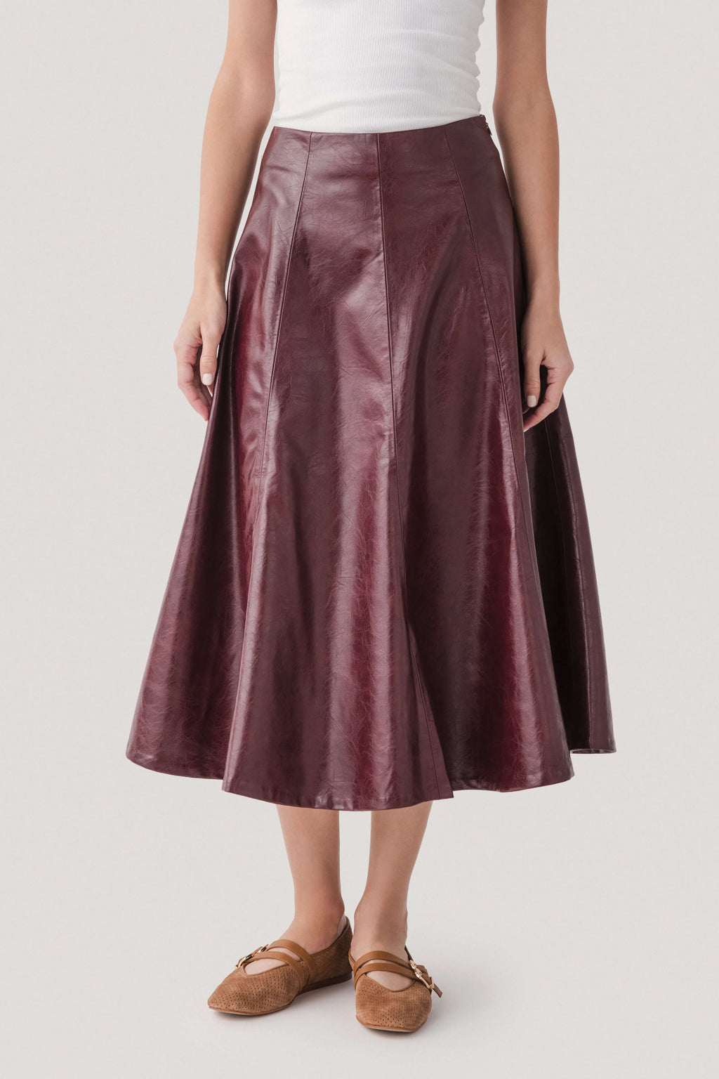 Lucy Paris Oleksa Pleated Skirt
