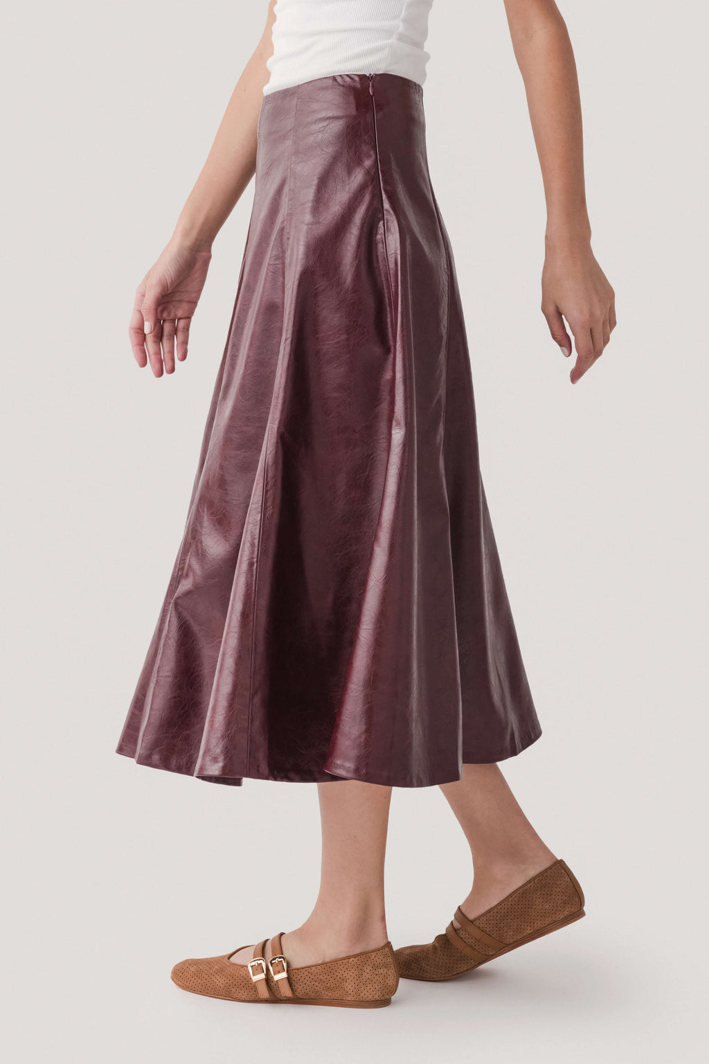 Lucy Paris Oleksa Pleated Skirt