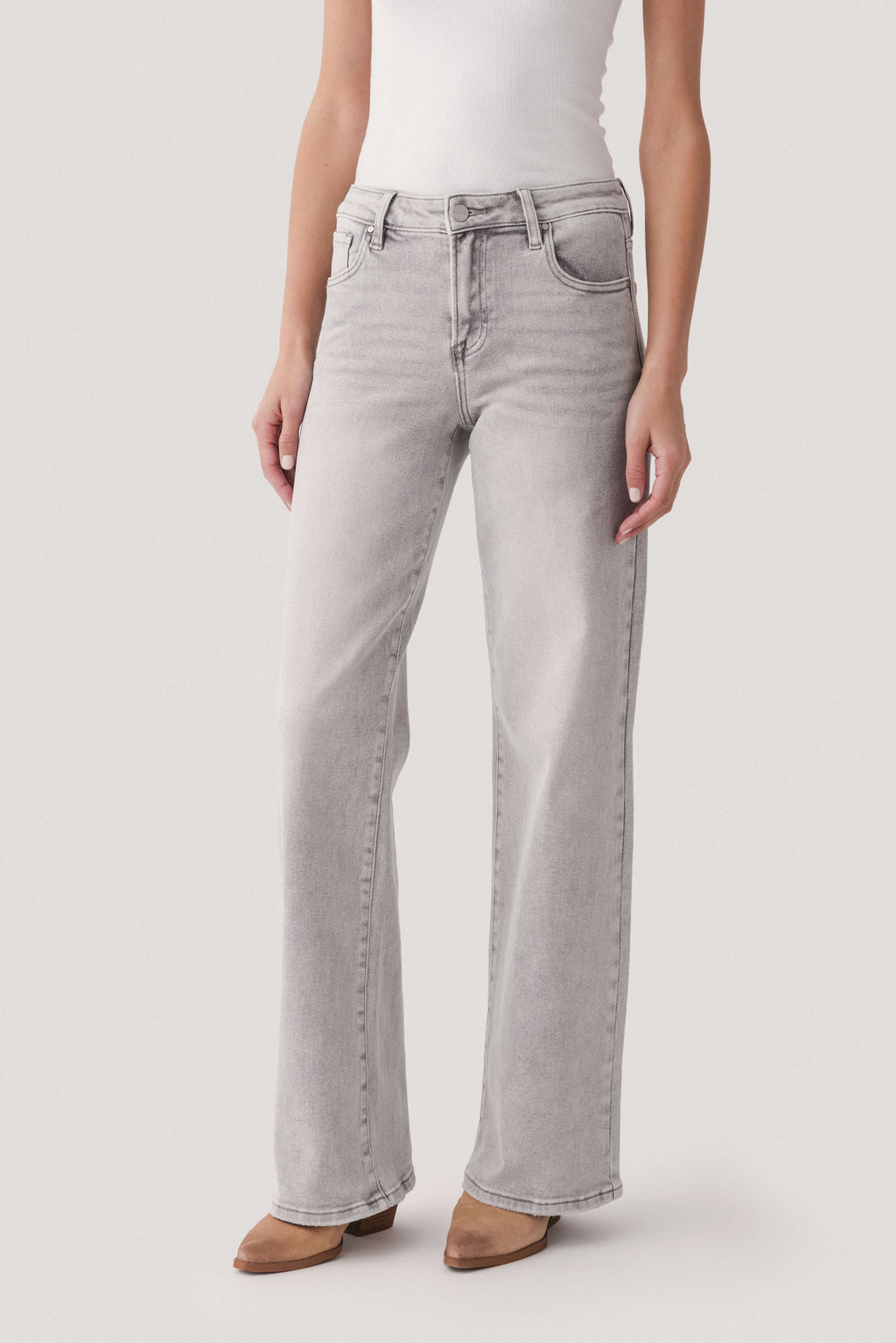 Risen Jules High Rise Wide Leg Jeans