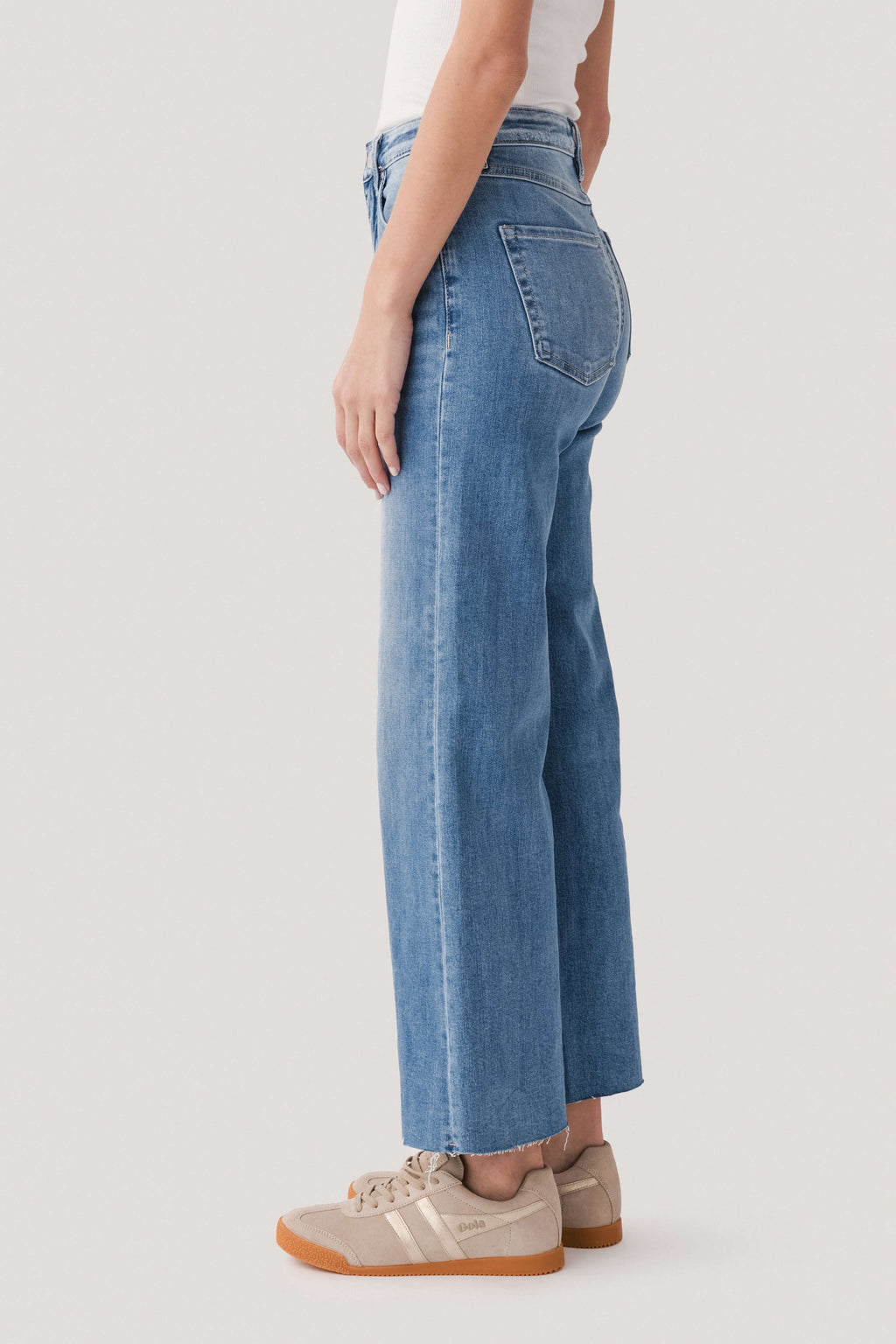 Risen Halle High Rise Wideleg Crop