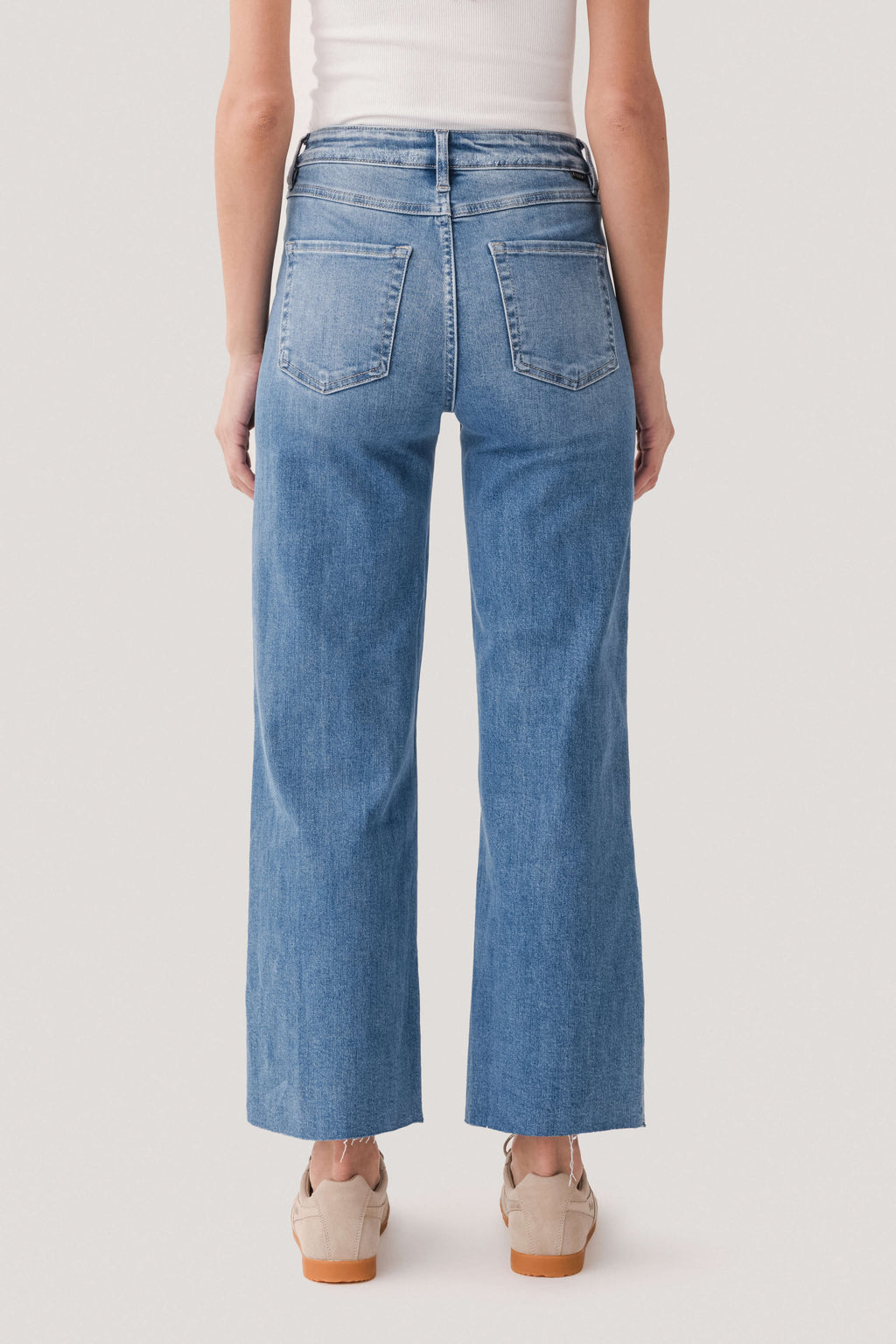 Risen Halle High Rise Wideleg Crop