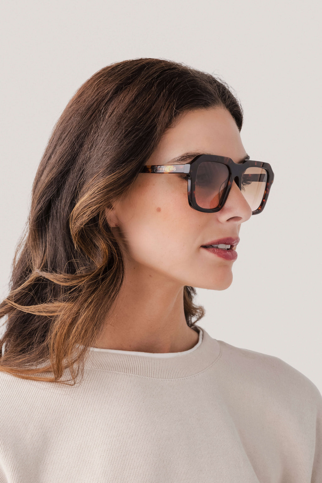 Freyrs Charlie Rectangular Acetate Sunglasses