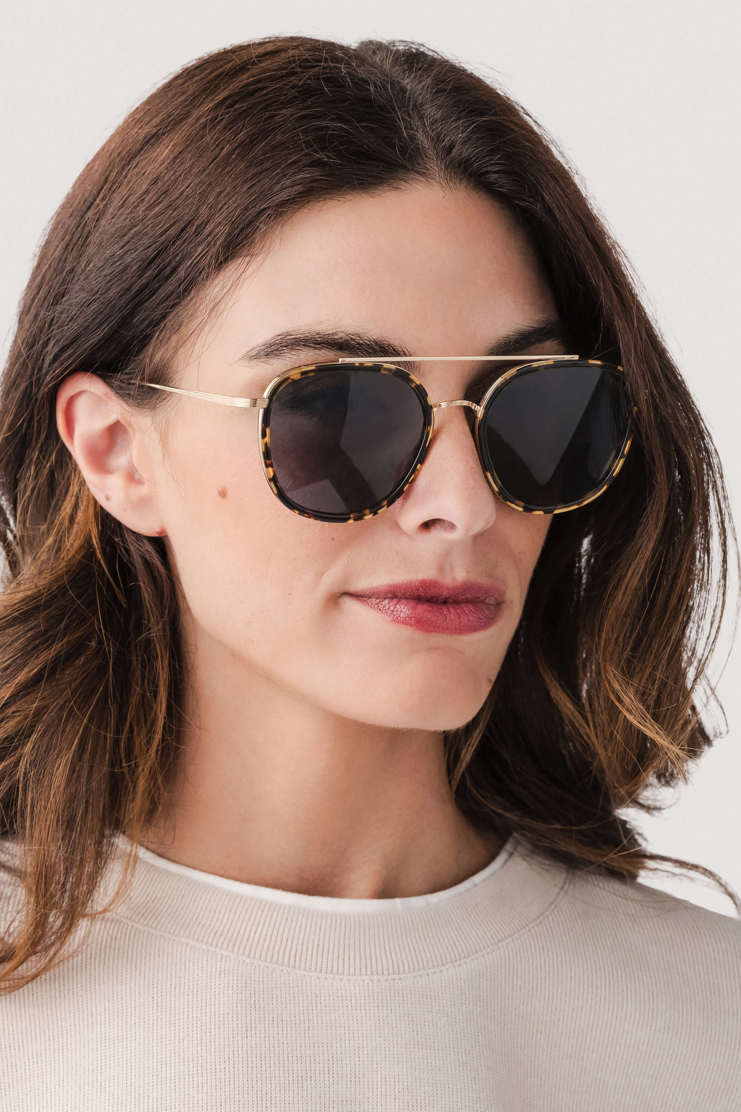 Freyrs Weston Acetate Round Sunglasses