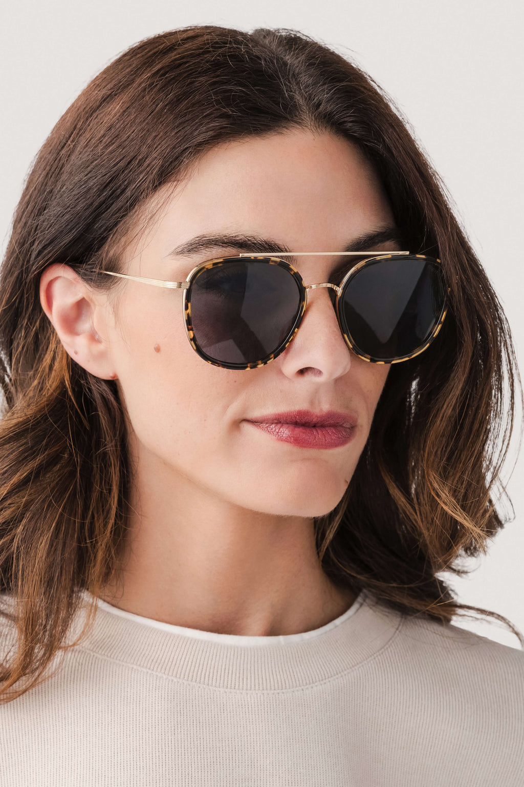 Freyrs Weston Acetate Round Sunglasses