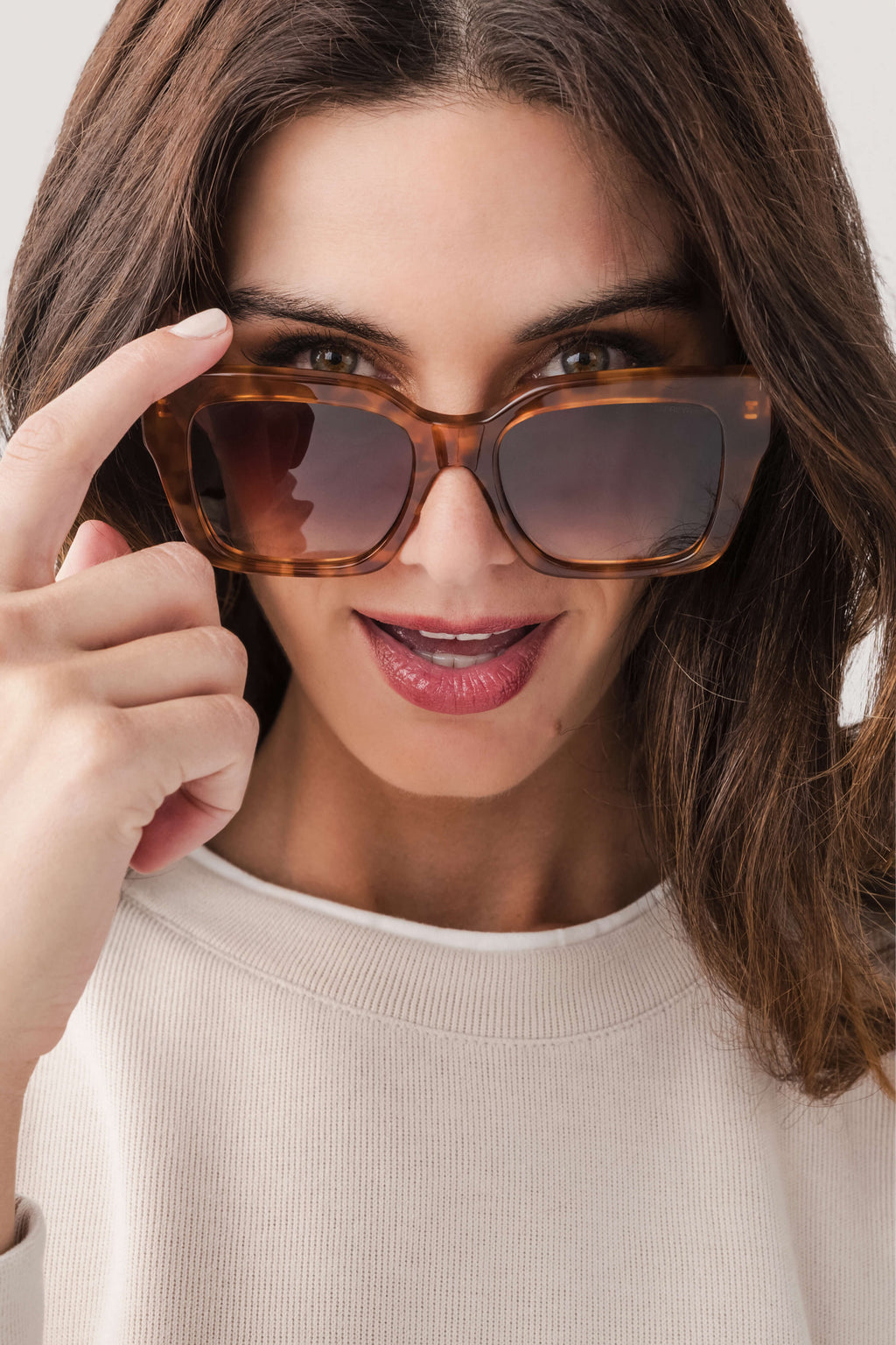 Freyrs Bon Chic Oversized Acetate Sunglasses
