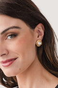 Susan Show Gold/Pearl Earrings
