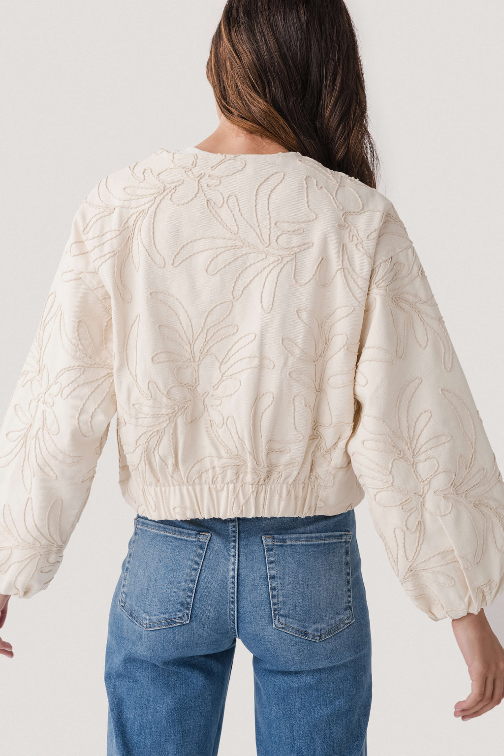 En Creme Bomber Jacket