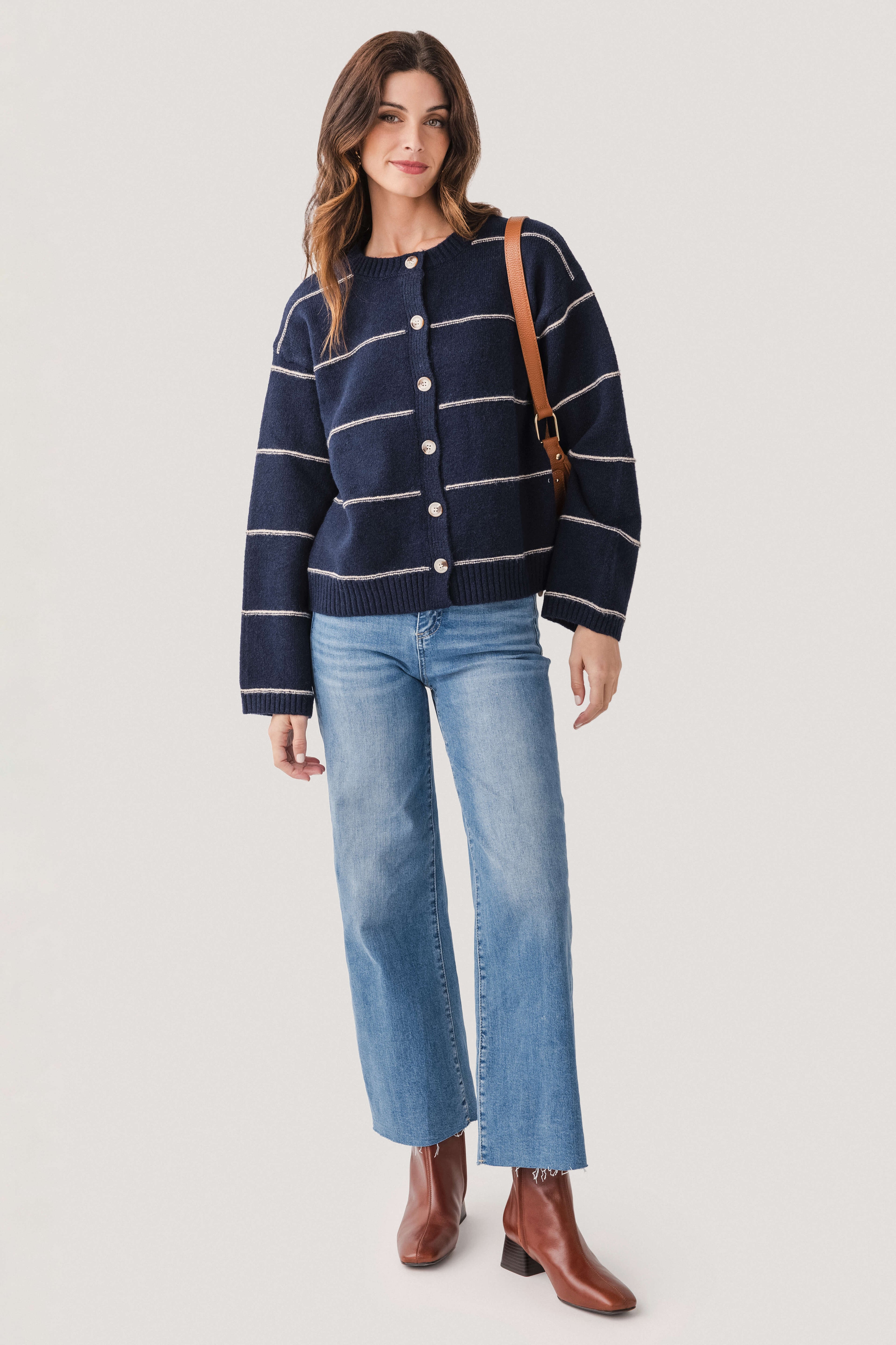 Buttermelon Striped Cardigan