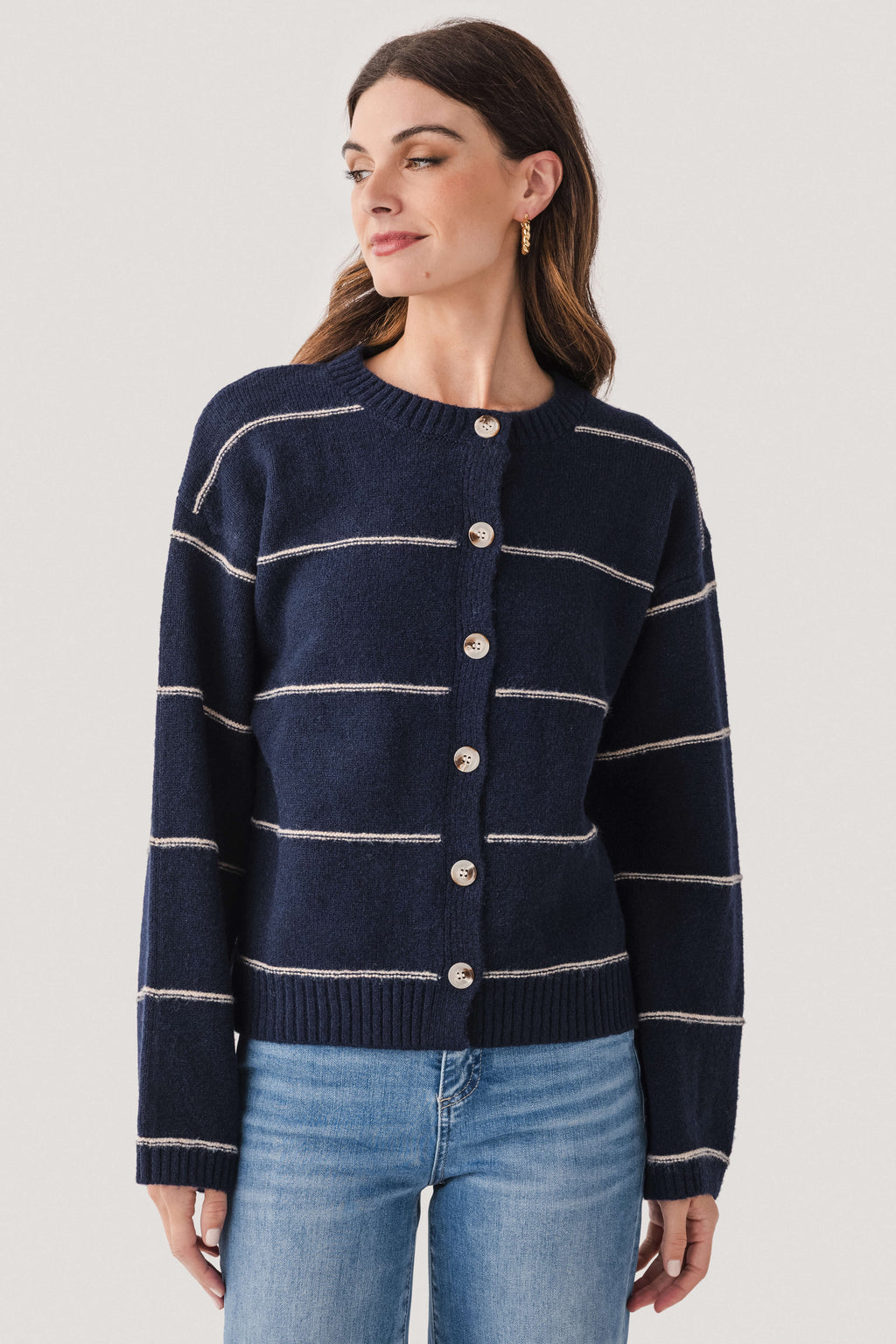 Buttermelon Striped Cardigan