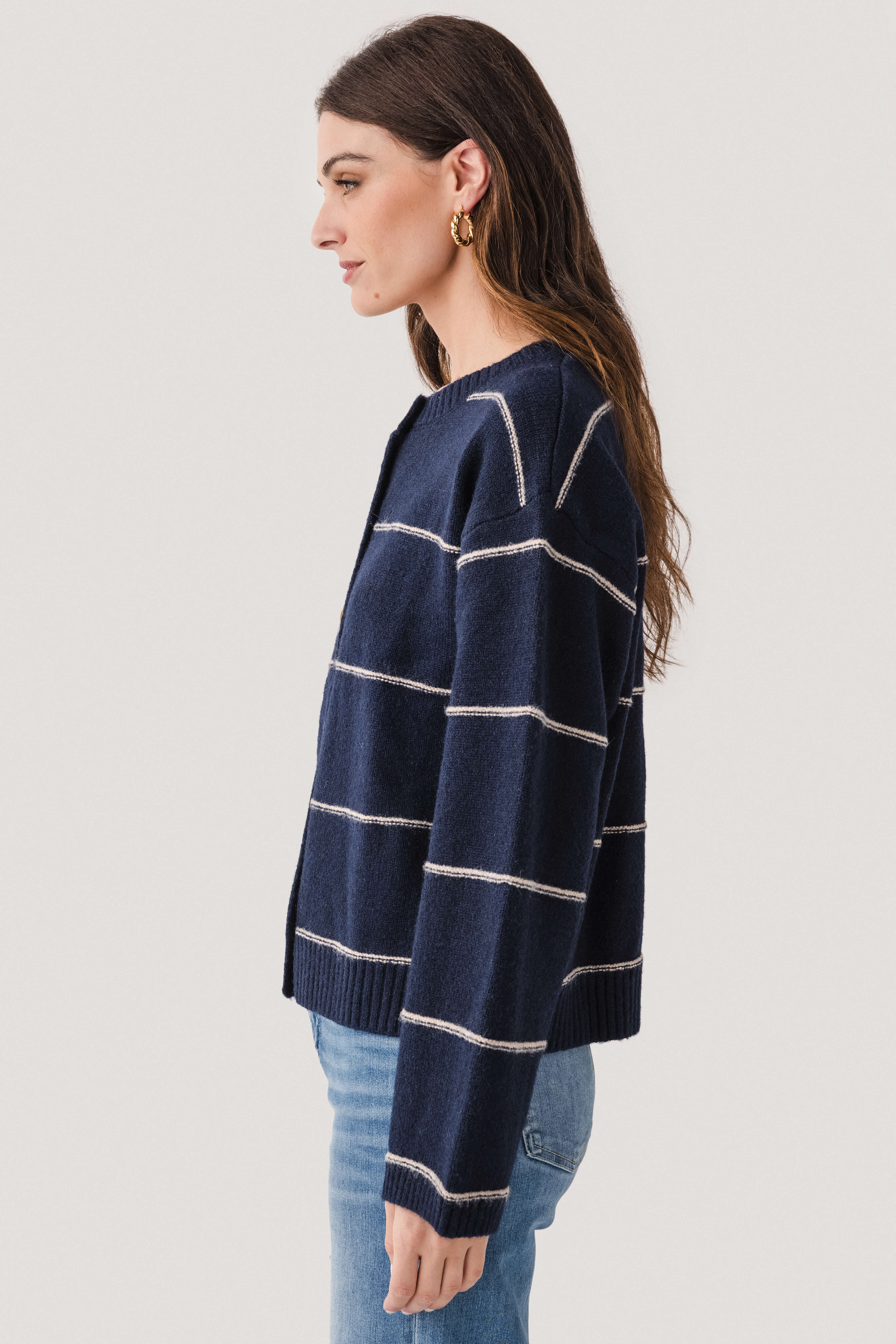 Buttermelon Striped Cardigan