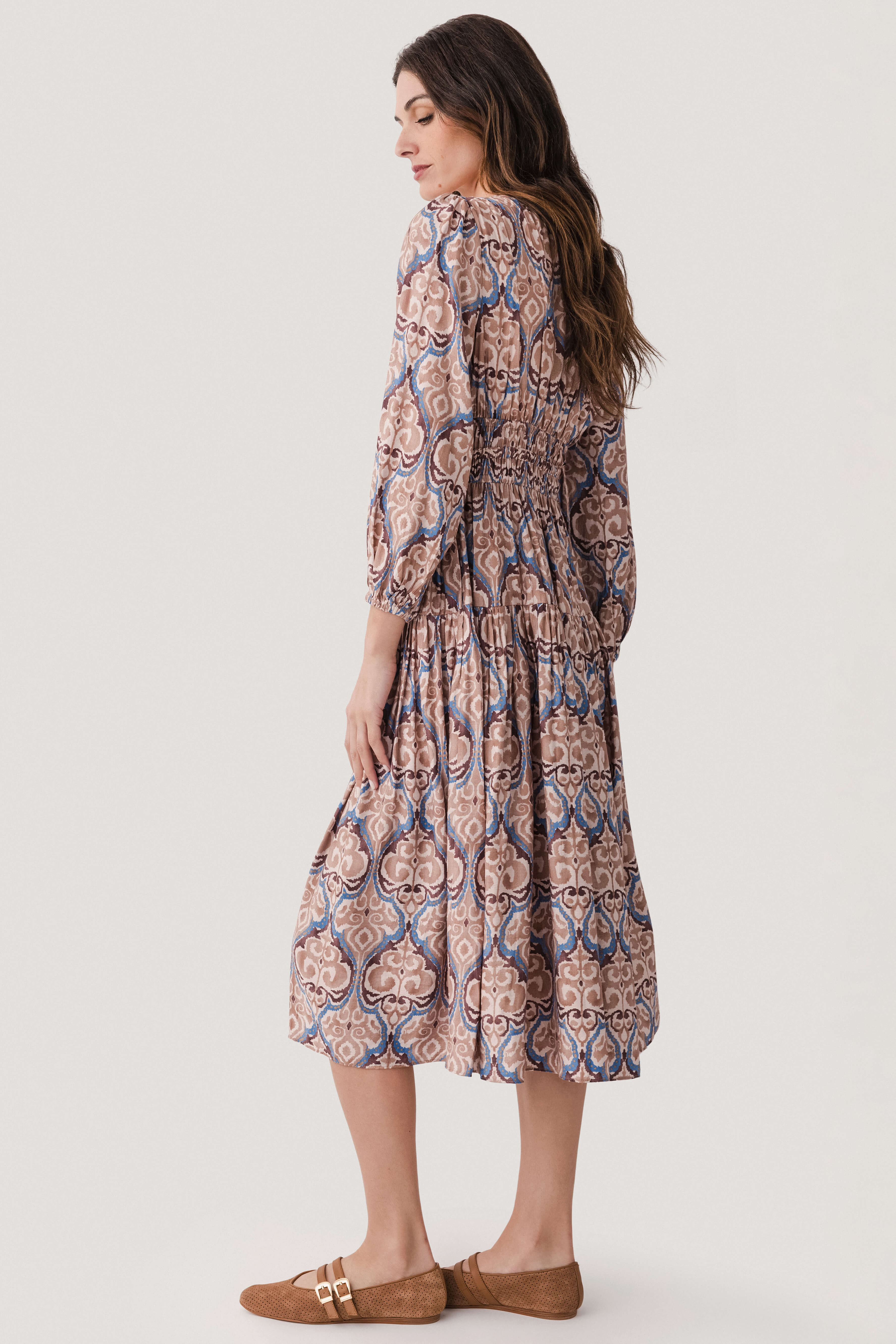 Current Air Damask Inspire Printed Midi Dress