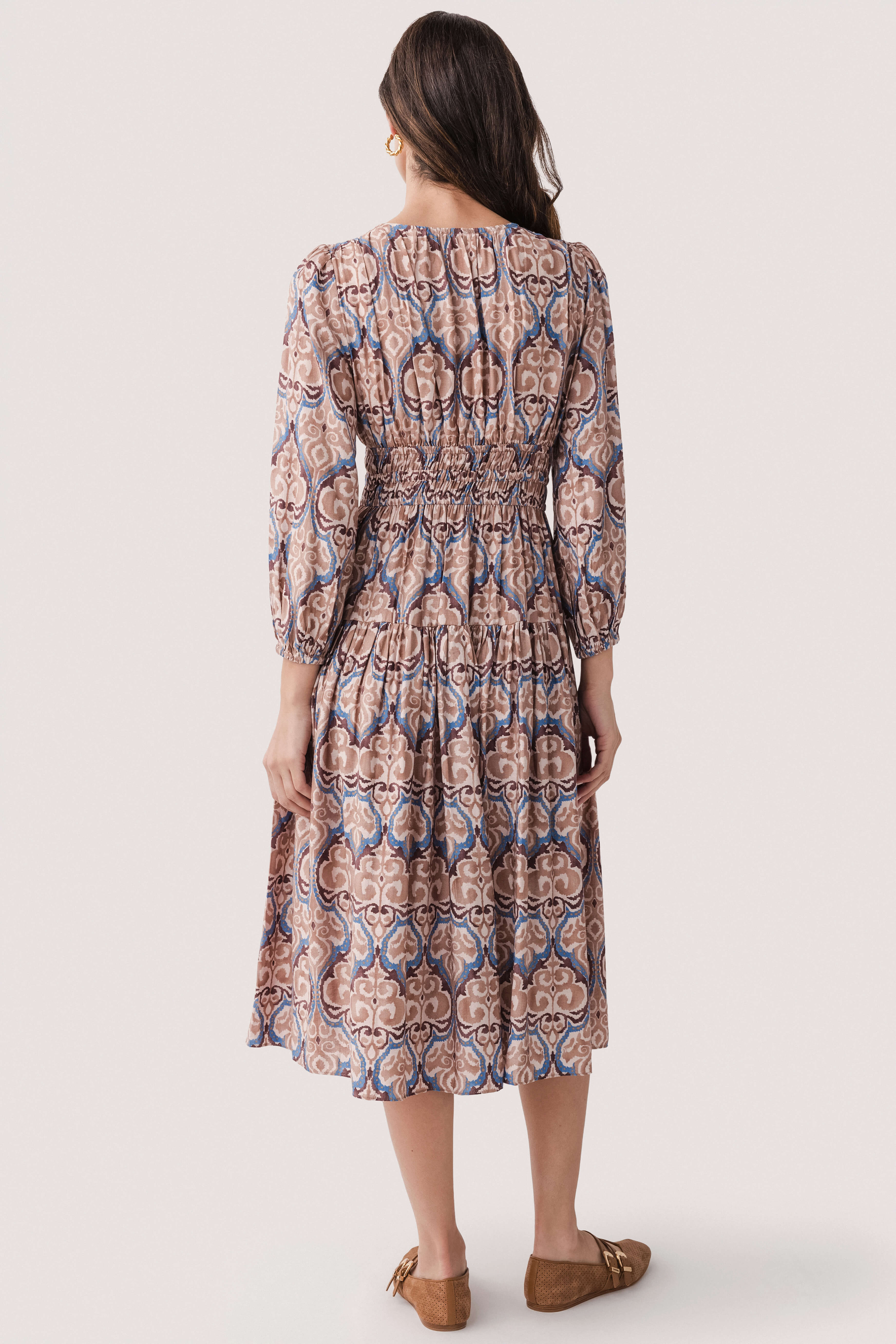 Current Air Damask Inspire Printed Midi Dress