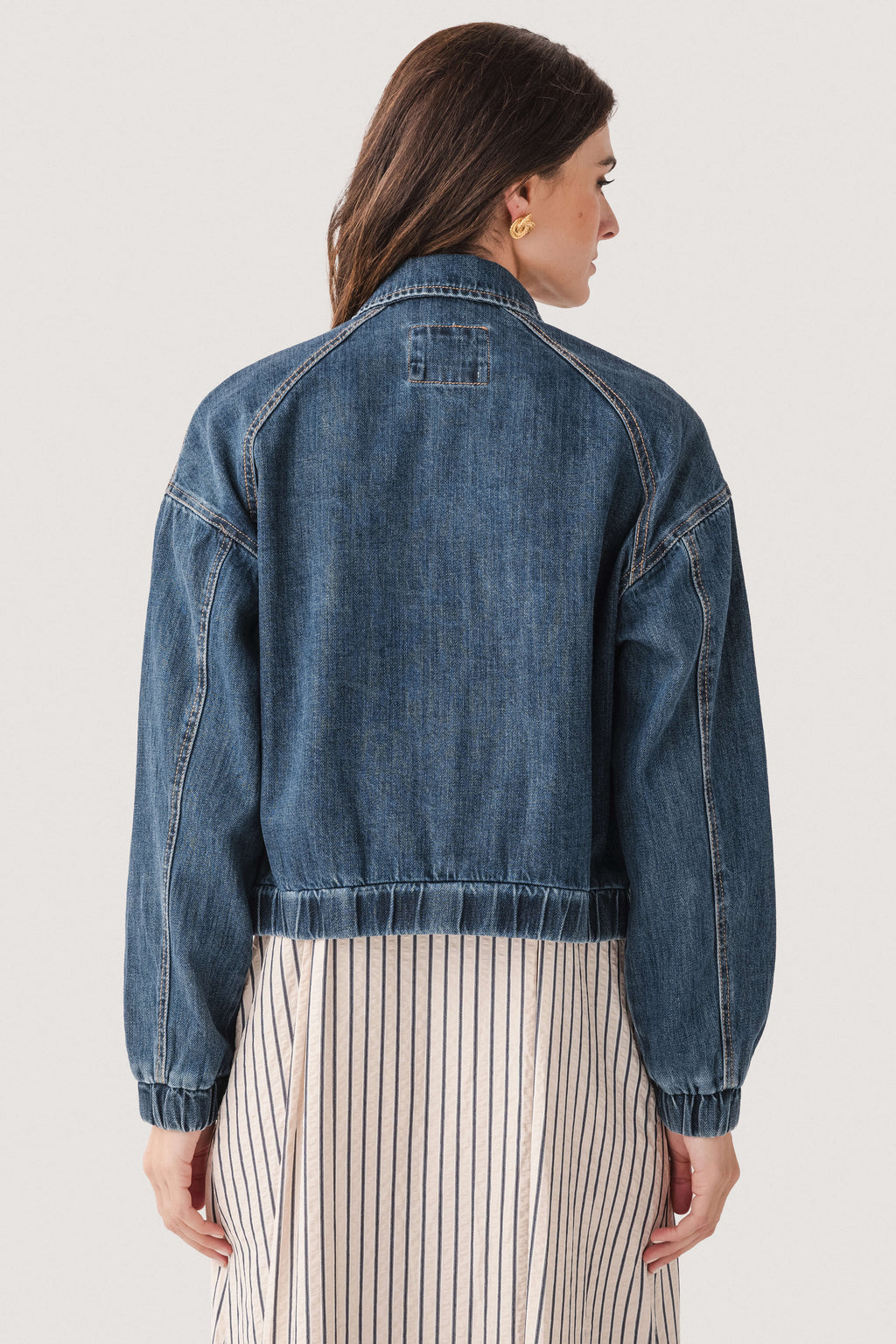 Risen Denim Bomber Jacket