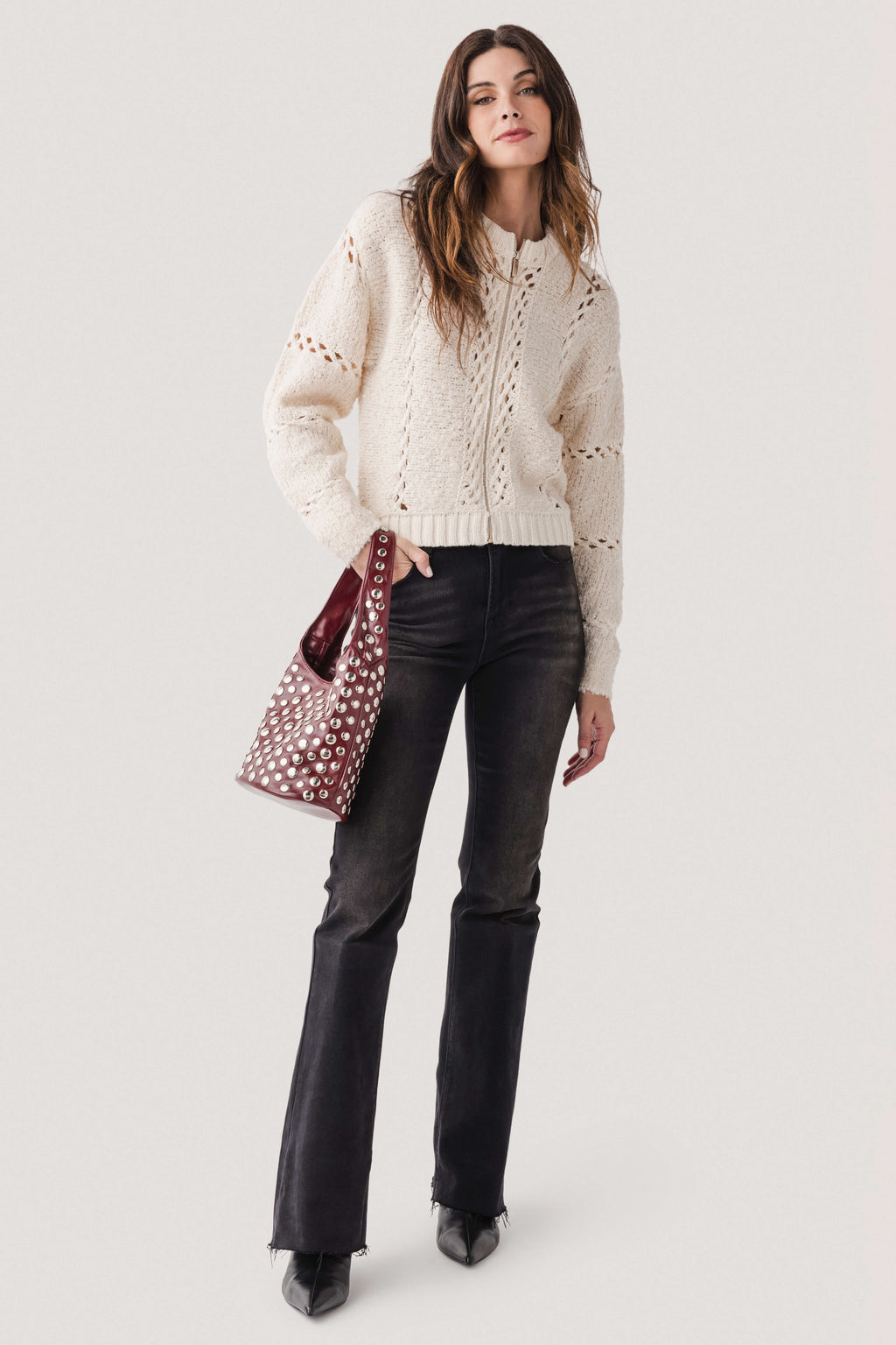 Accessories Concierge Studded Bag