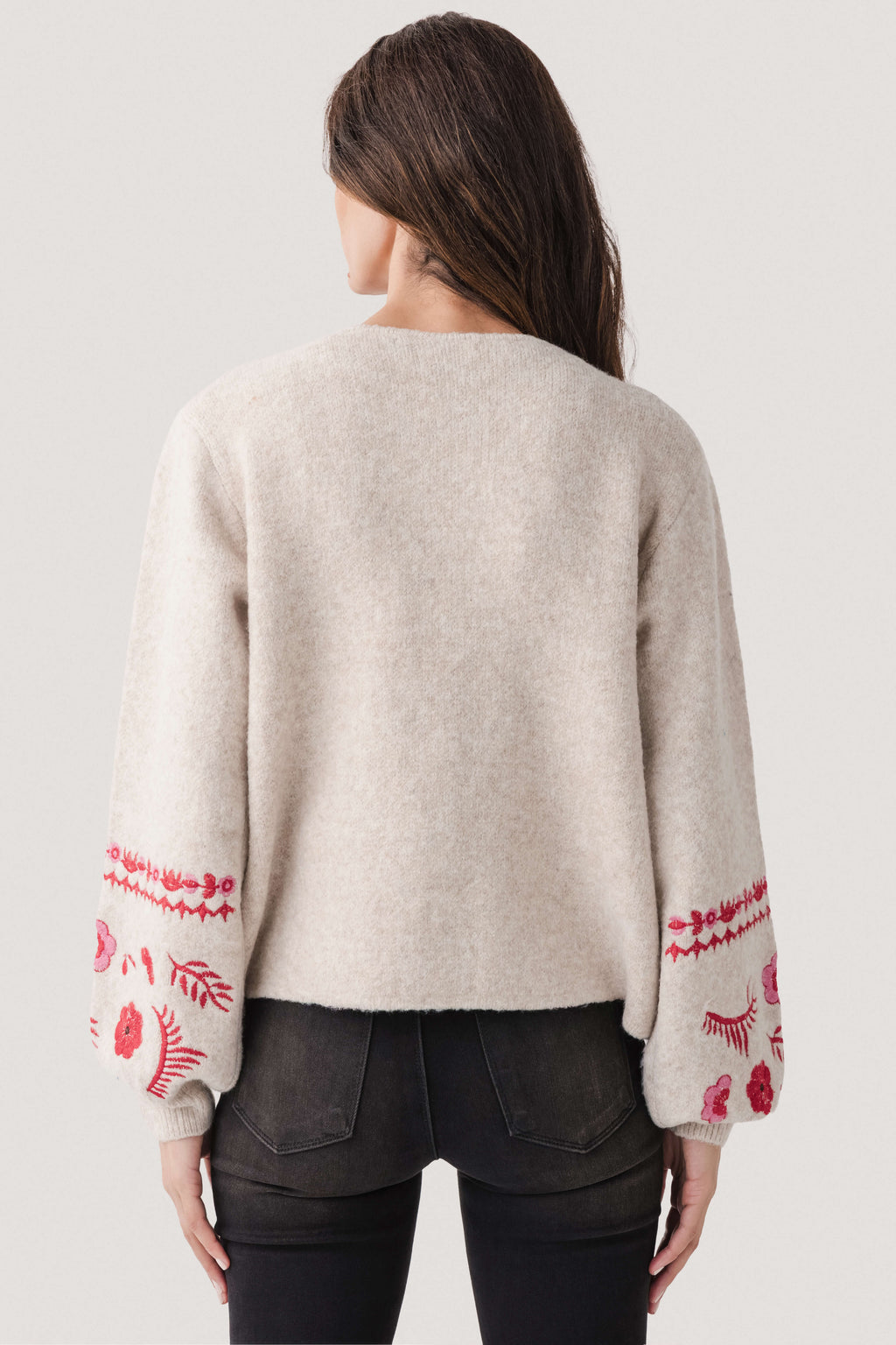 Strut & Bolt Embroidered Knit Cardigan