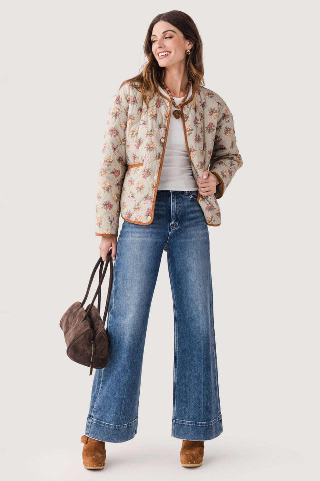 THML Floral Quilted Jacket