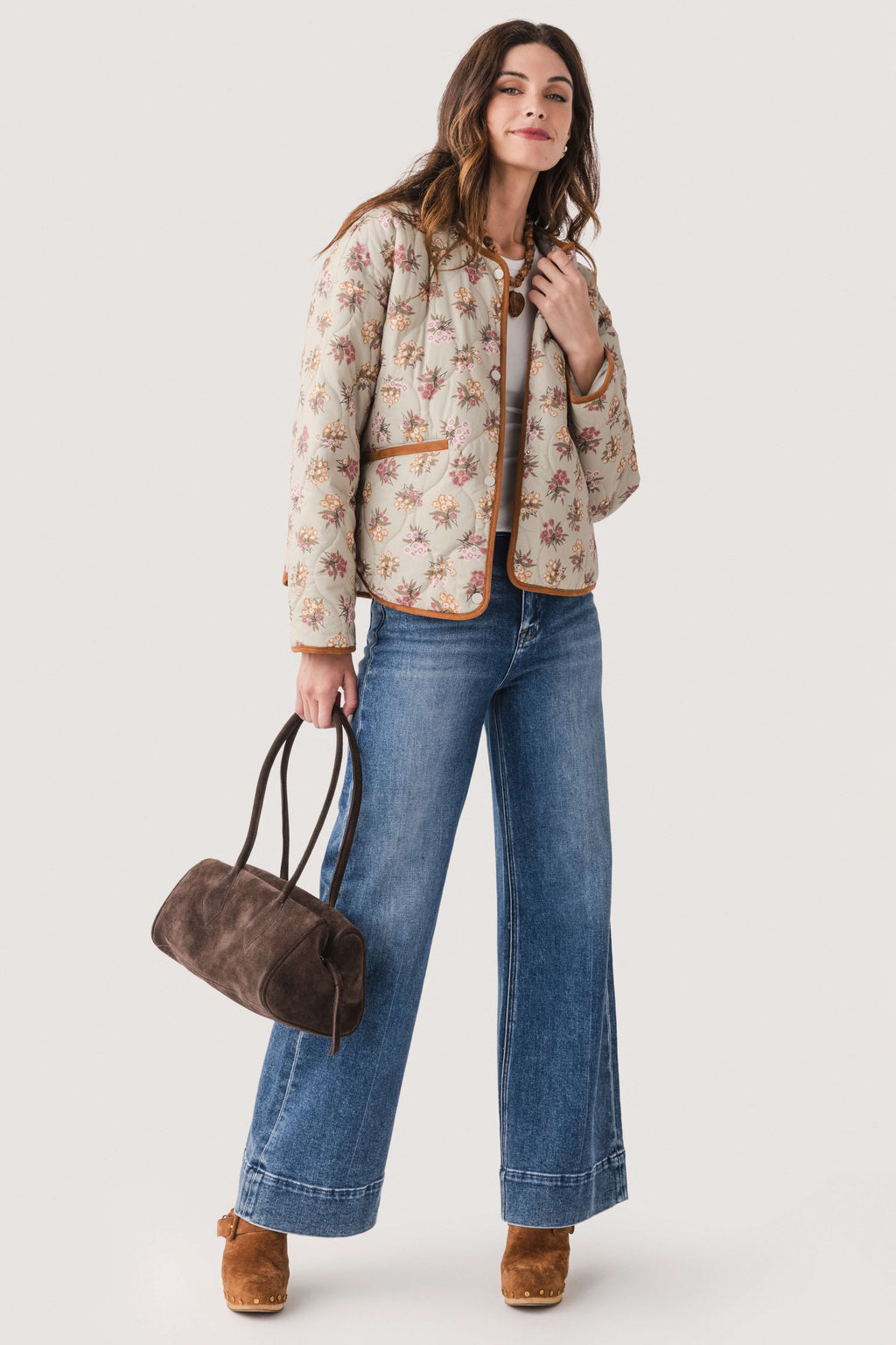 THML Floral Quilted Jacket