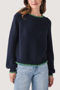 &Merci Contrast Scallop Detail Sweater