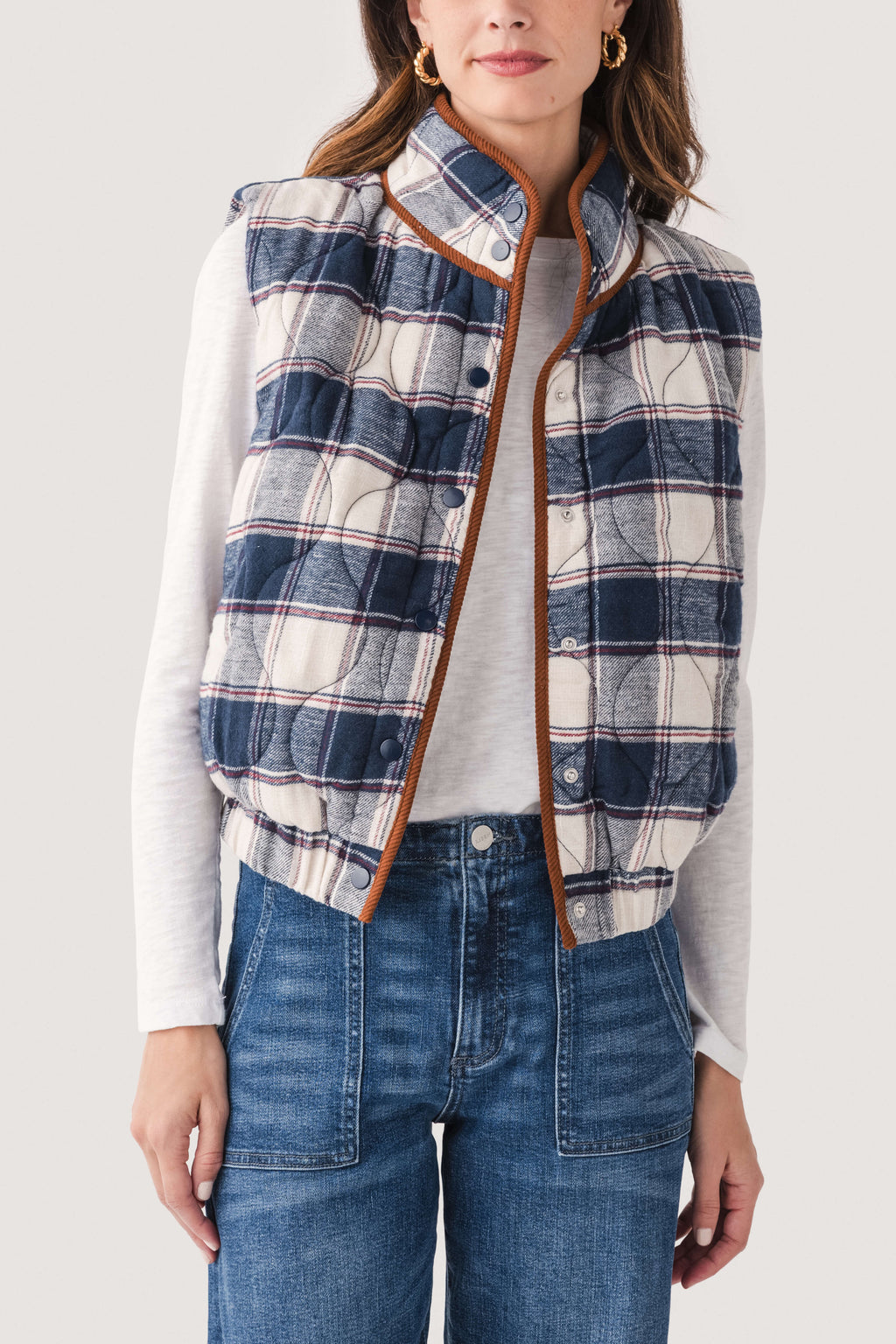 THML Plaid Vest