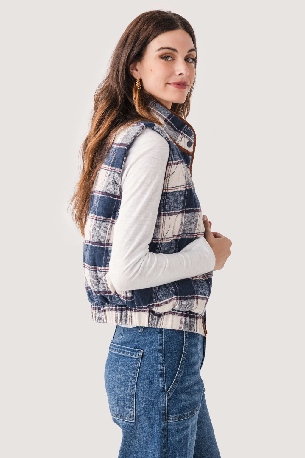 THML Plaid Vest