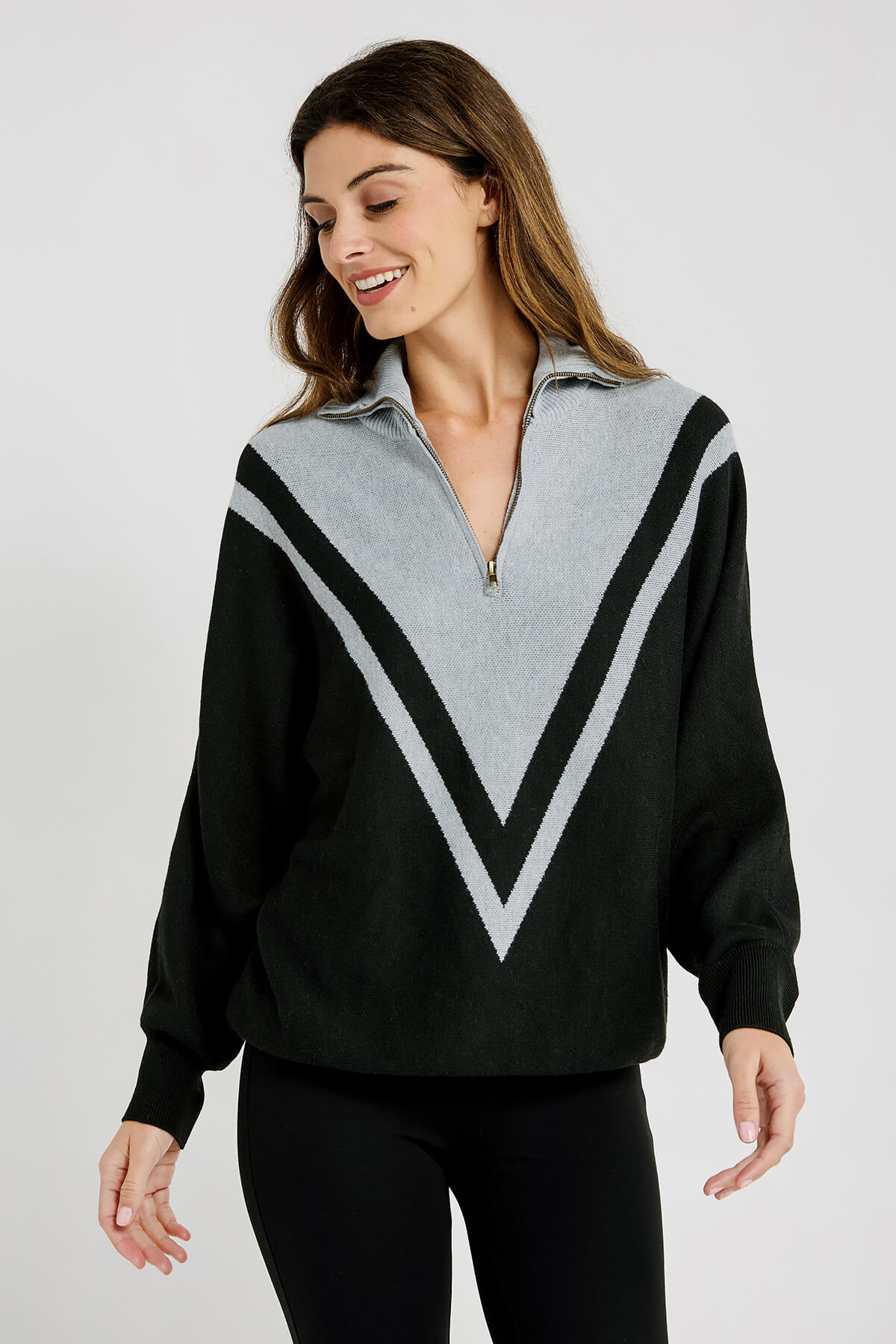 Elan 1/4 Zip Collar Sweater
