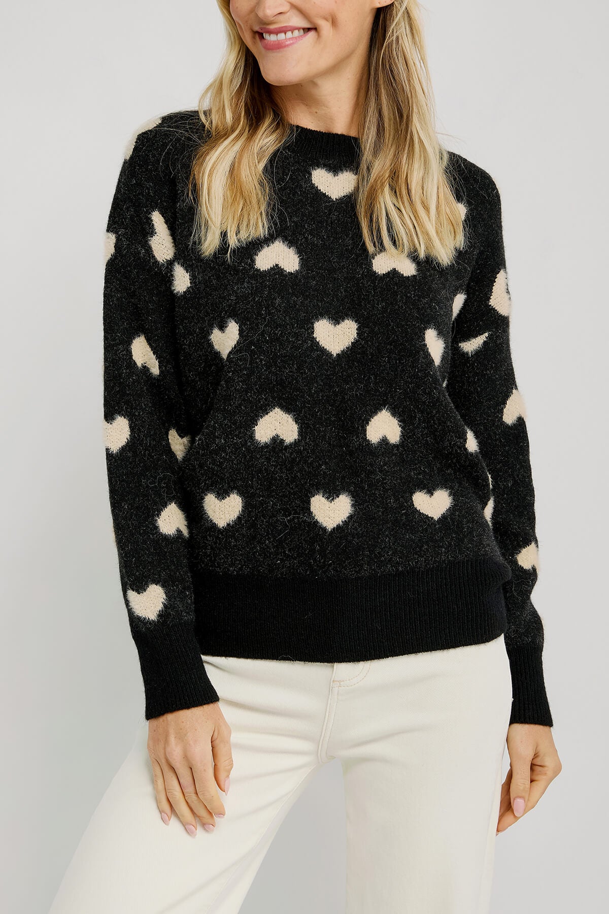 Molly Bracken Crewneck Heart Sweater