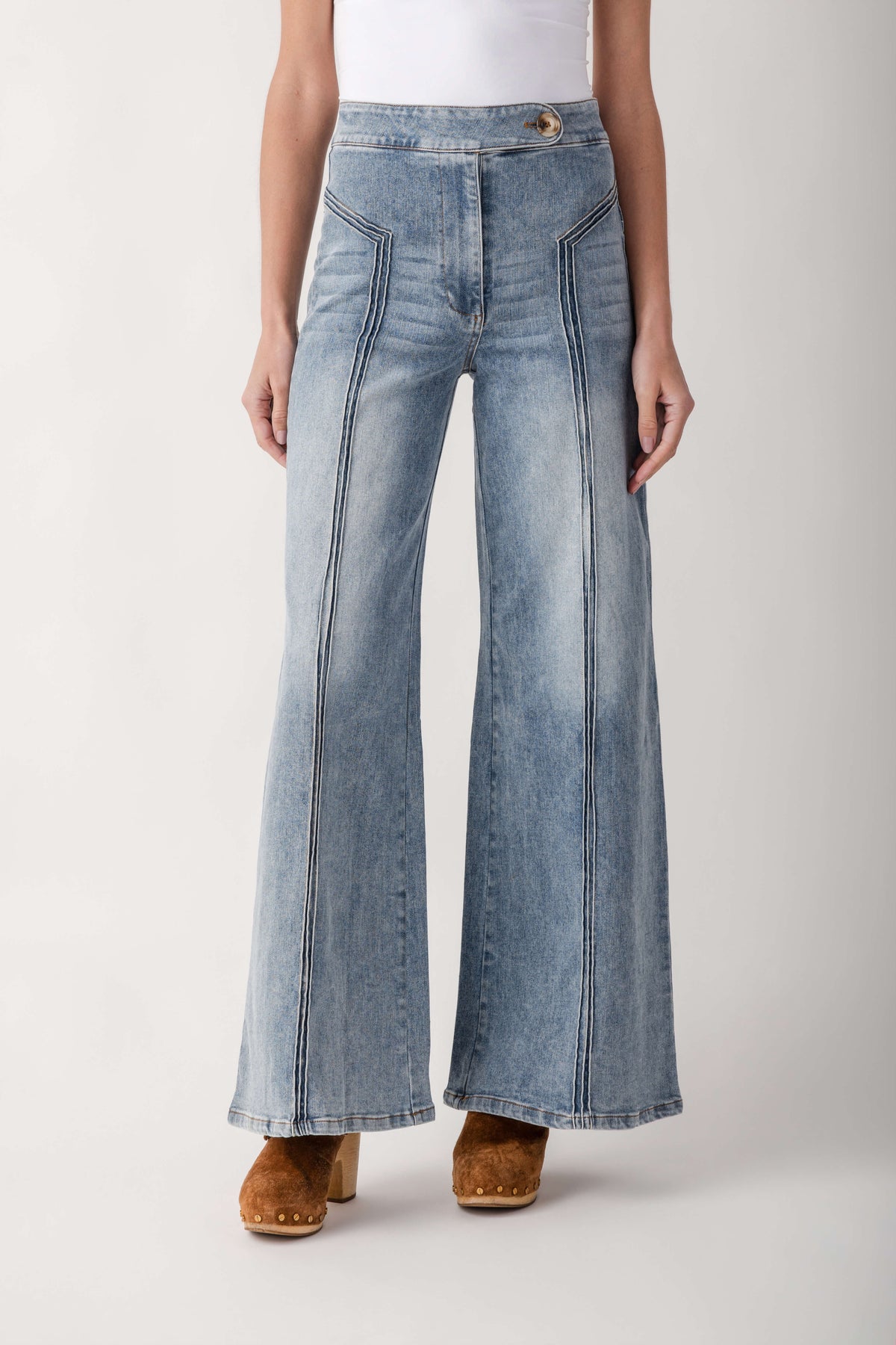 Fate Celine High Waisted Flare Pants