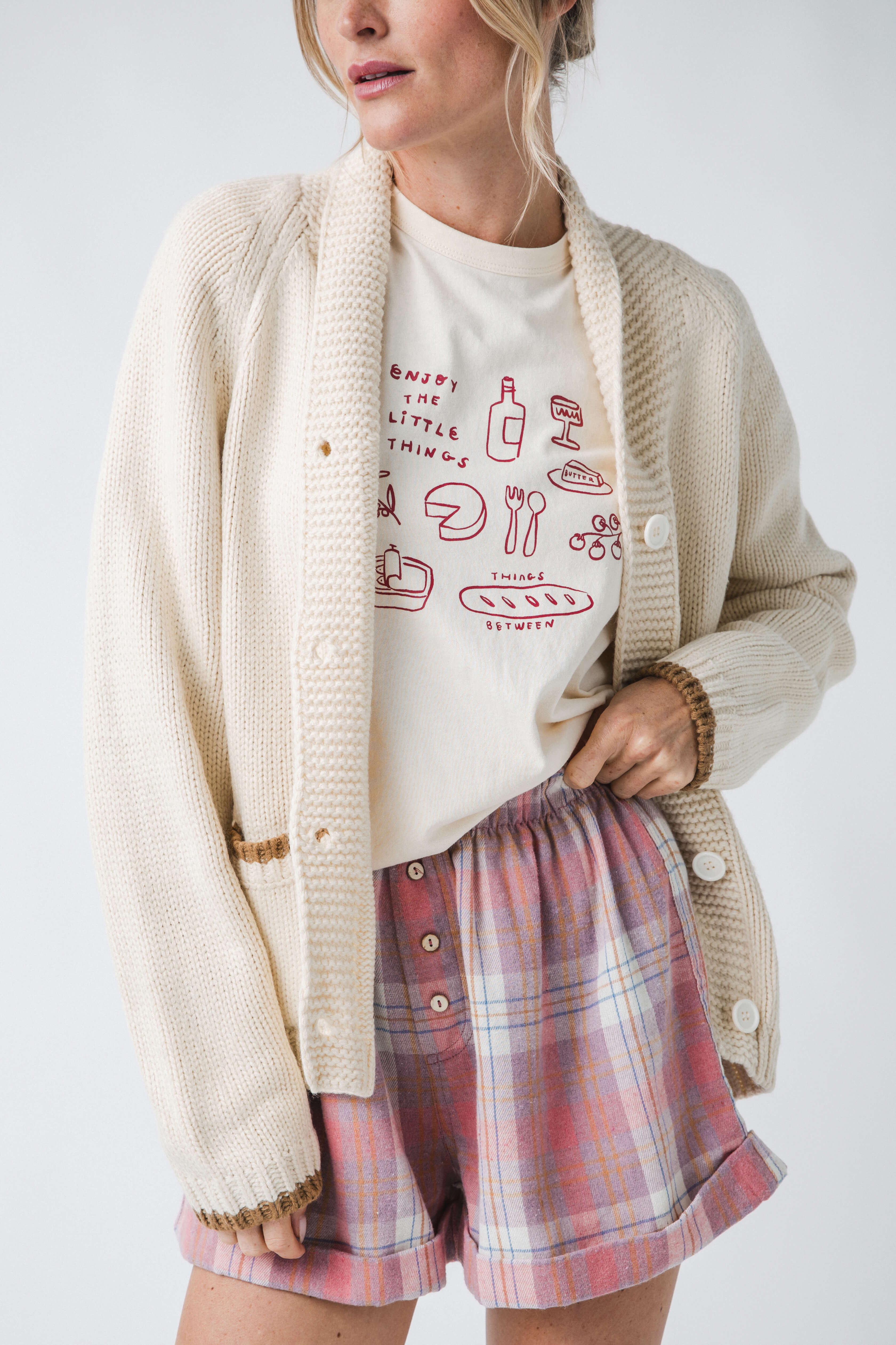 Pink Pineapple Football Cardigan Social Threads