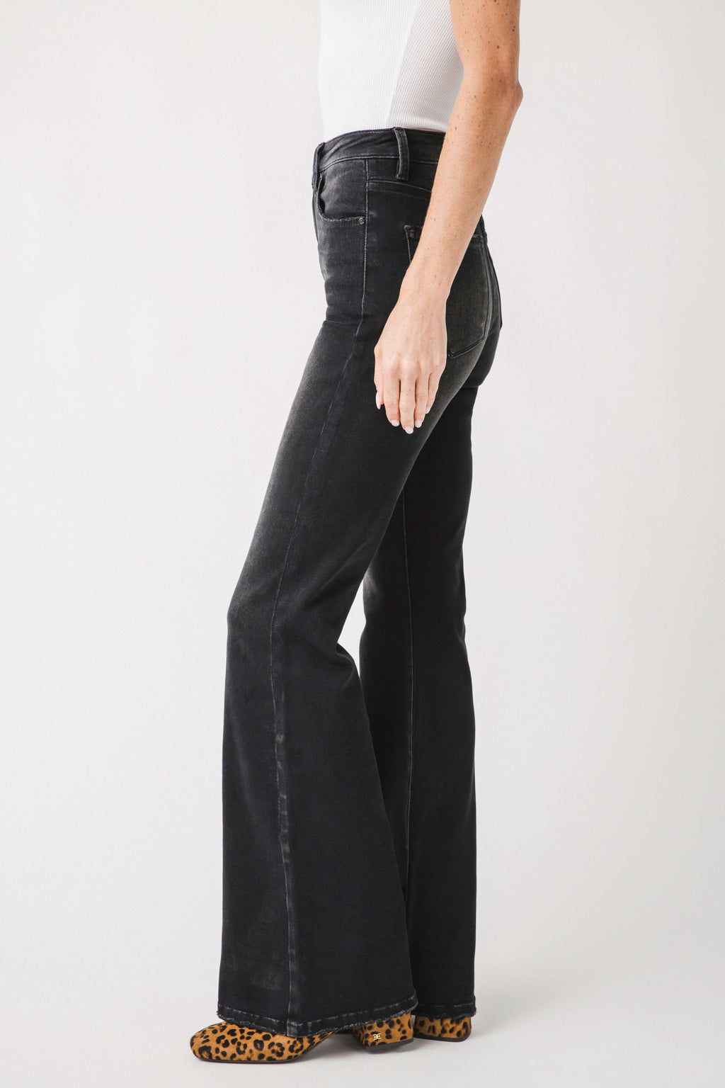 Risen Harper High Rise Boot Cut Jeans