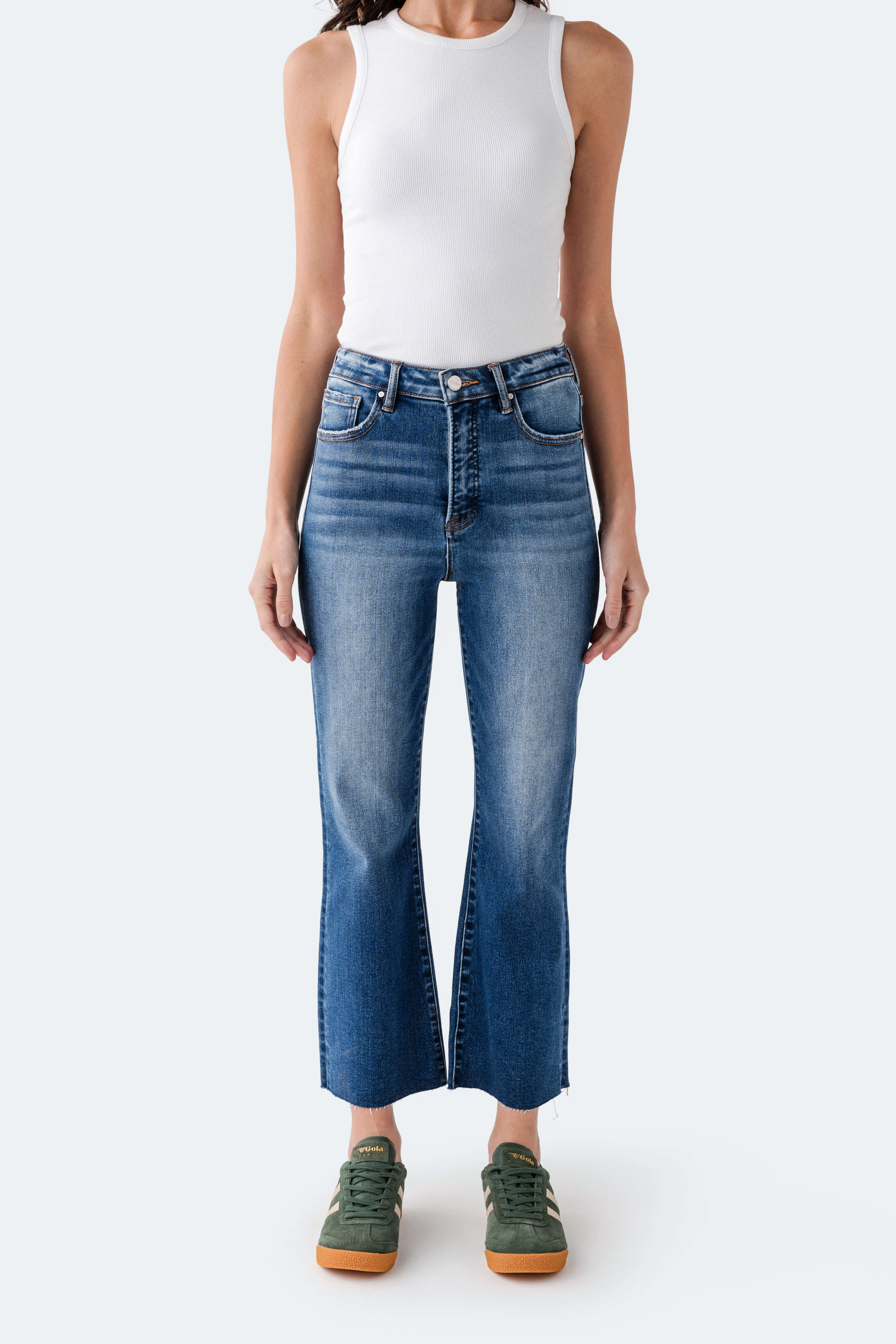 Risen Cora High Rise Kick Flare Jeans