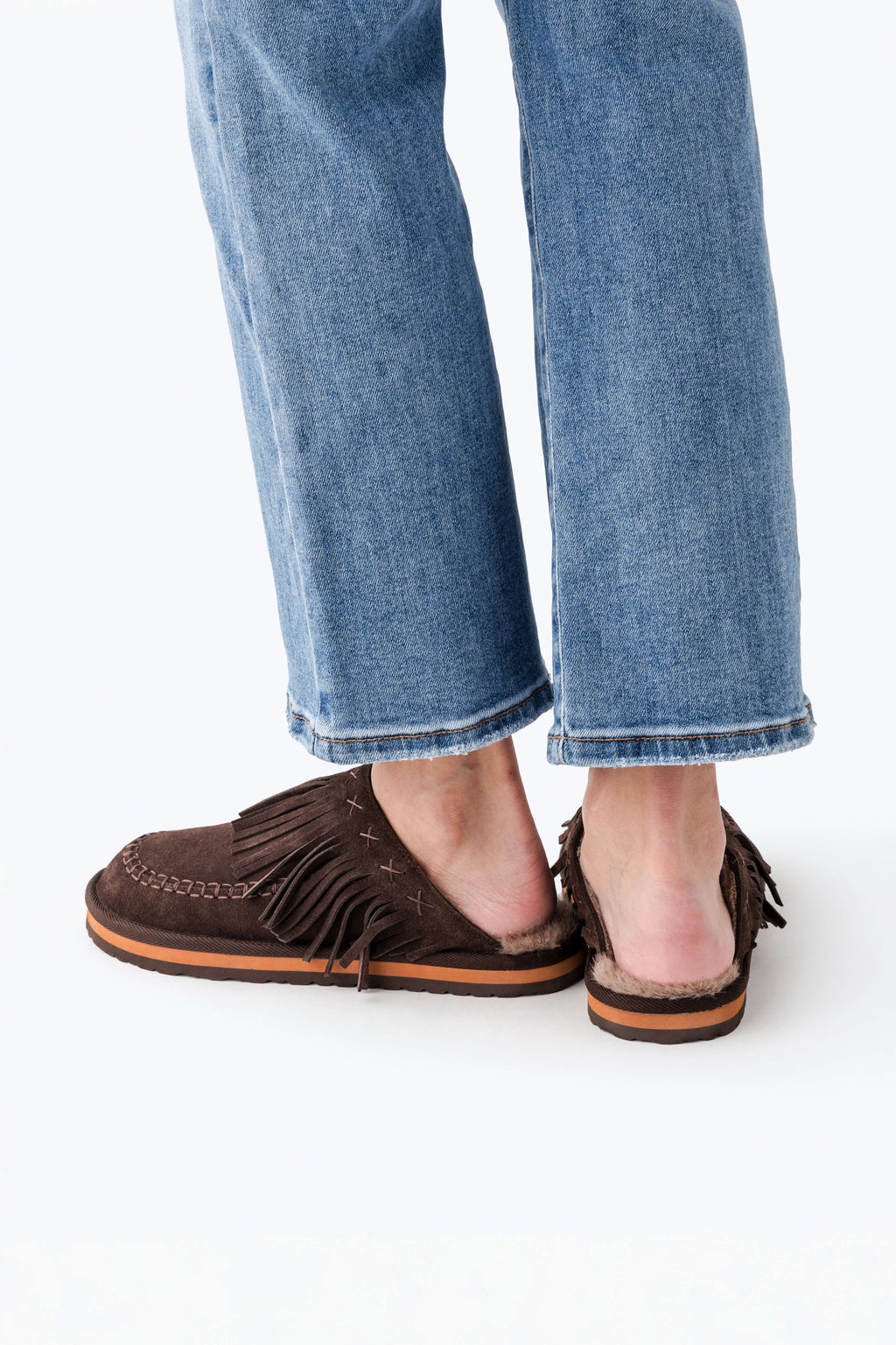 Free People Fallon Fringe Mule