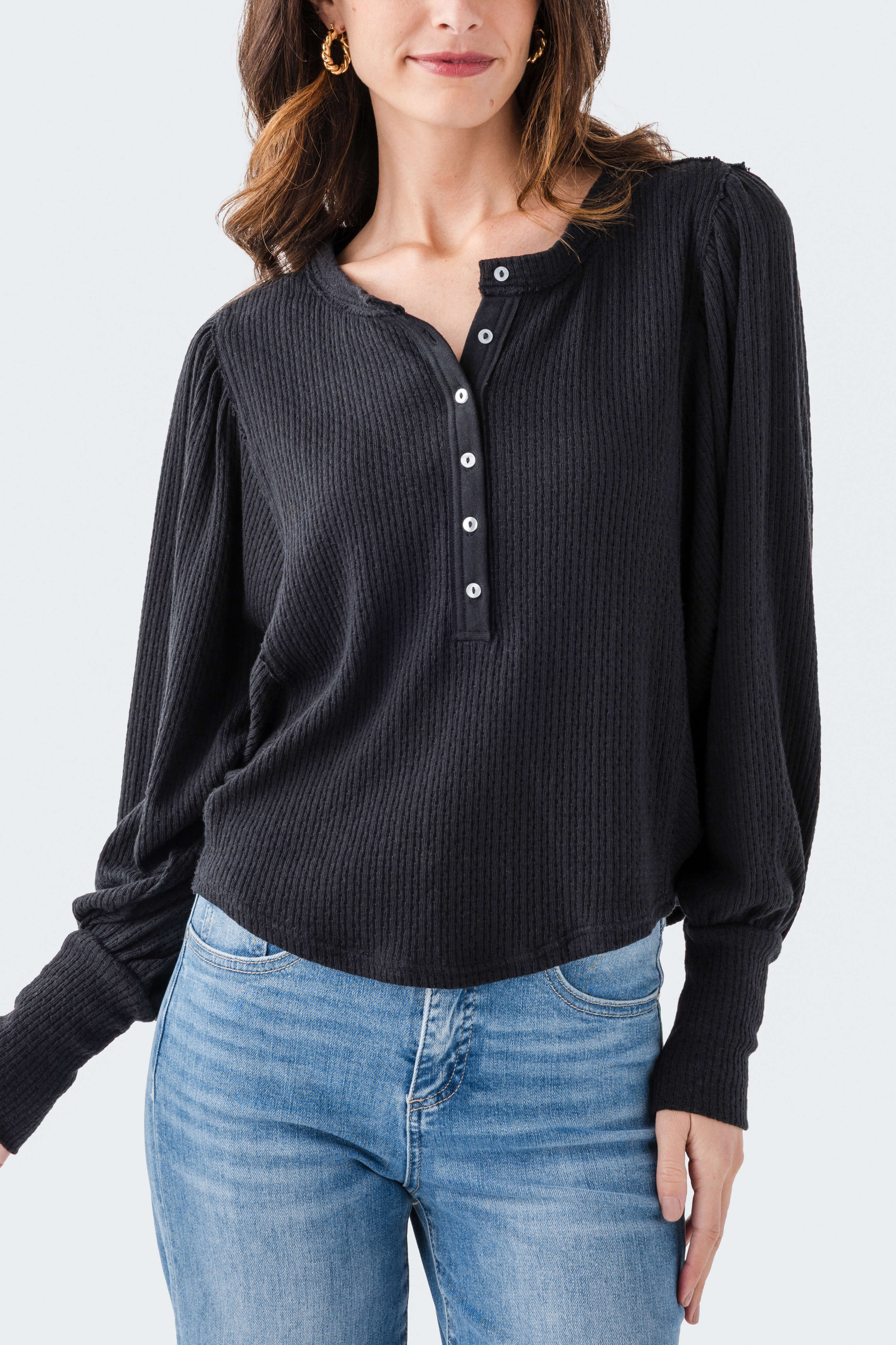 Free People Quinn Knit Top