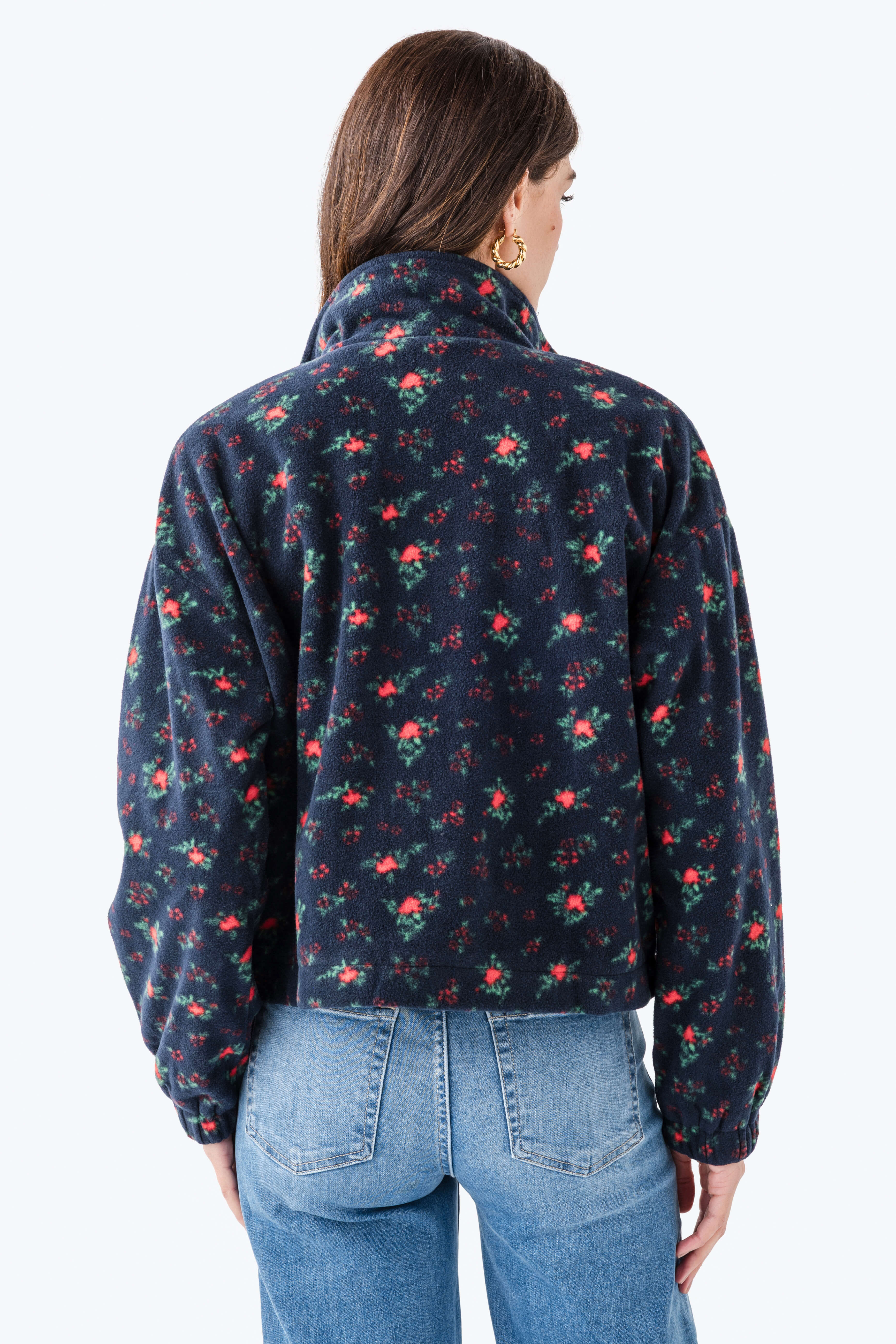 Things Between Floral Zip Up Jacket
