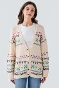 By Together Fair Isle Cardigan Sweater