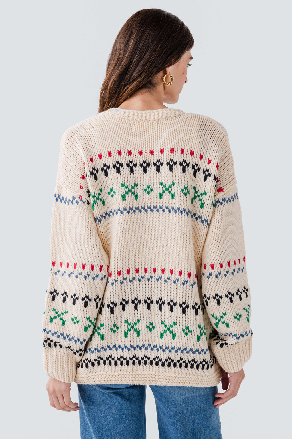 By Together Fair Isle Cardigan Sweater