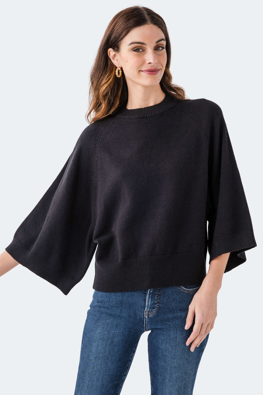 Fate Raglan 3/4 Sleeve Sweater