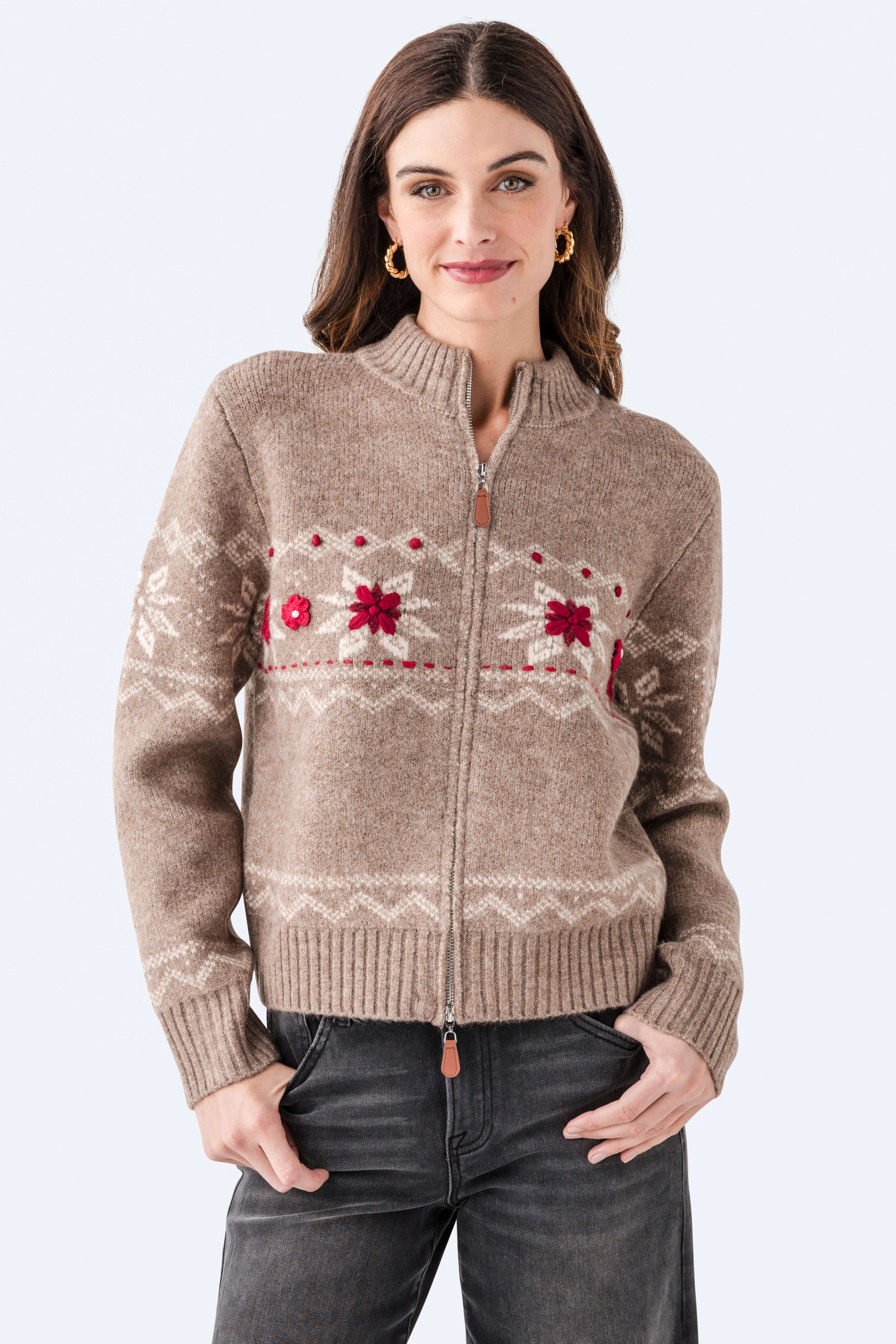 RD Style Nayeli Crewneck Cardigan