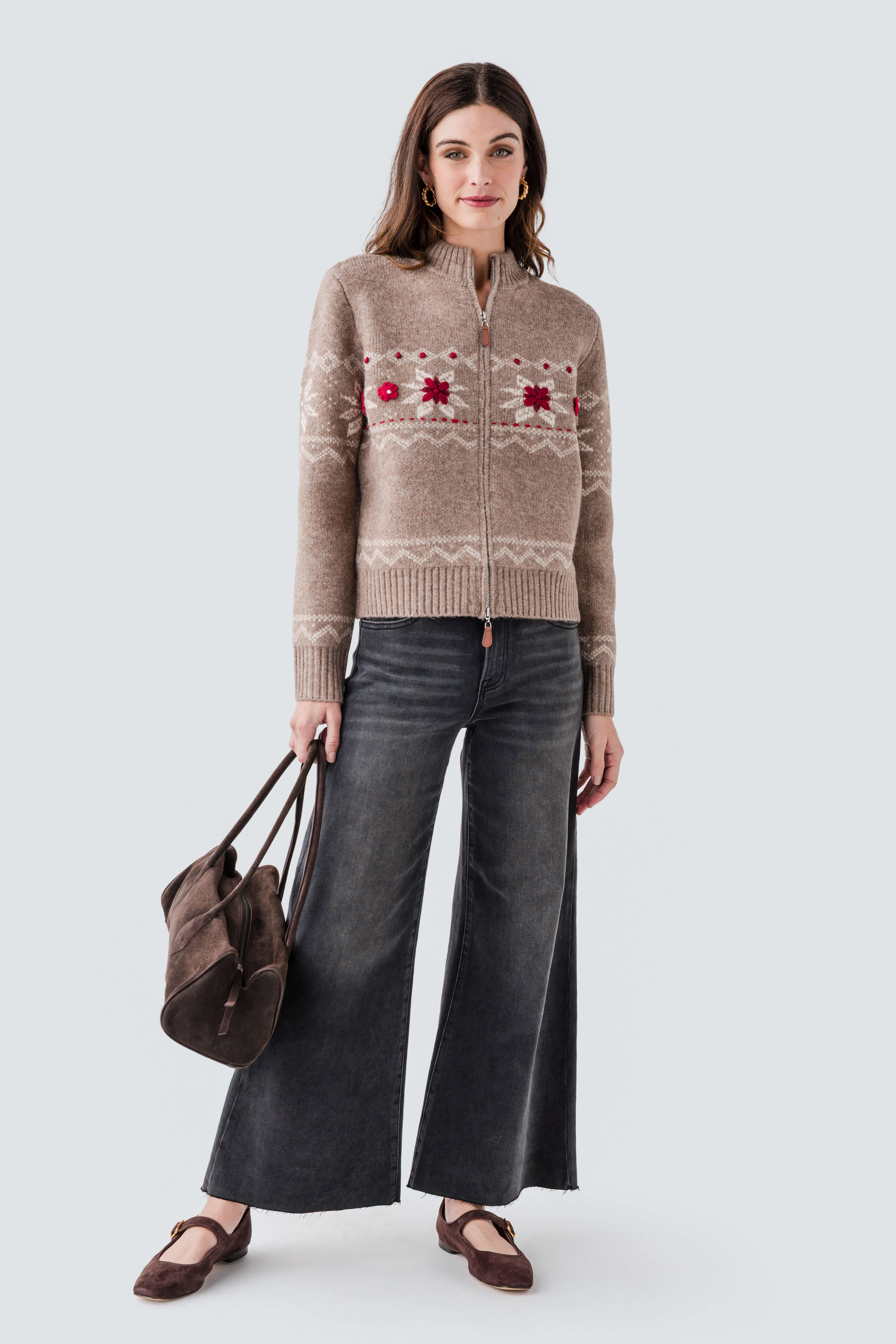 RD Style Nayeli Crewneck Cardigan