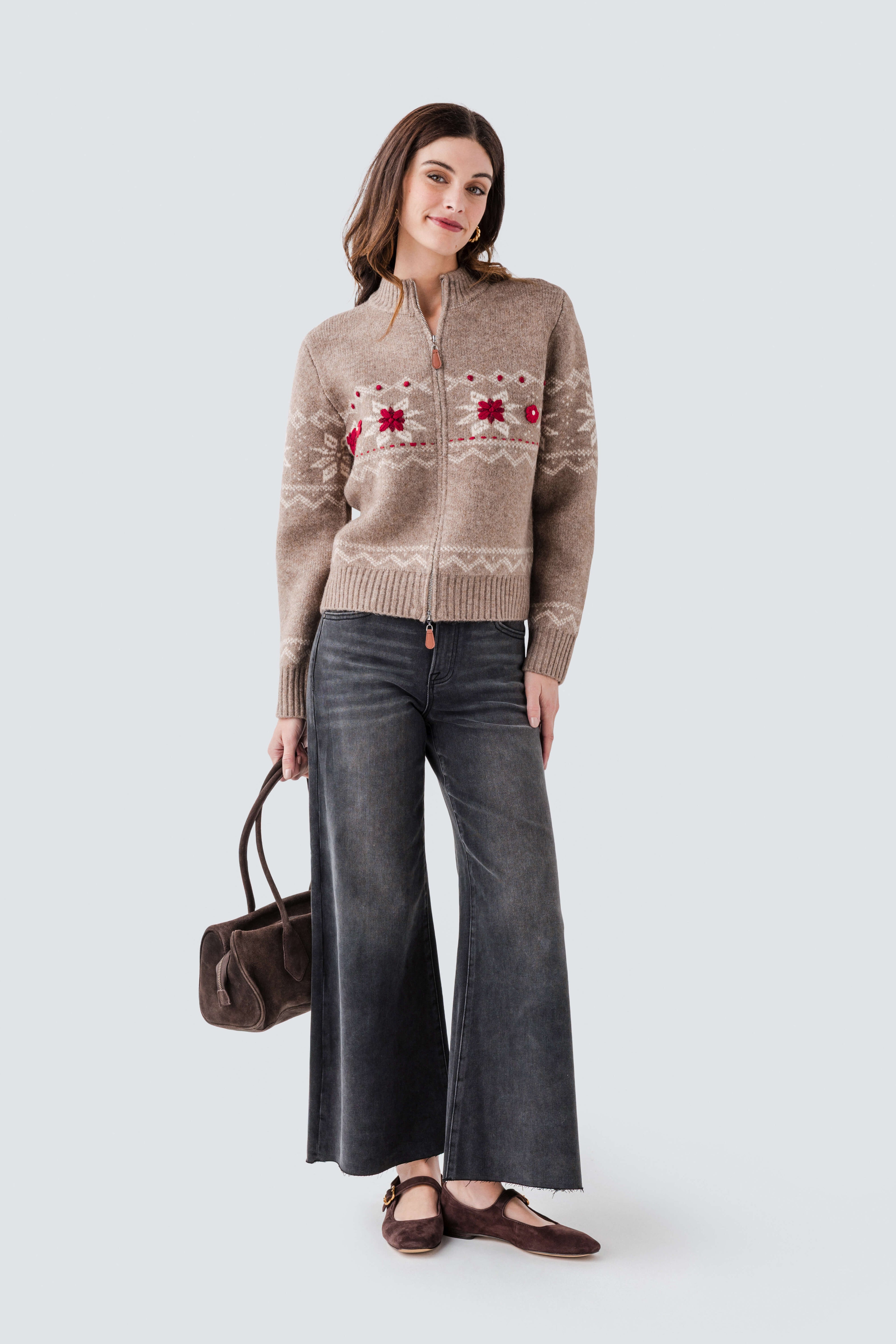 RD Style Nayeli Crewneck Cardigan