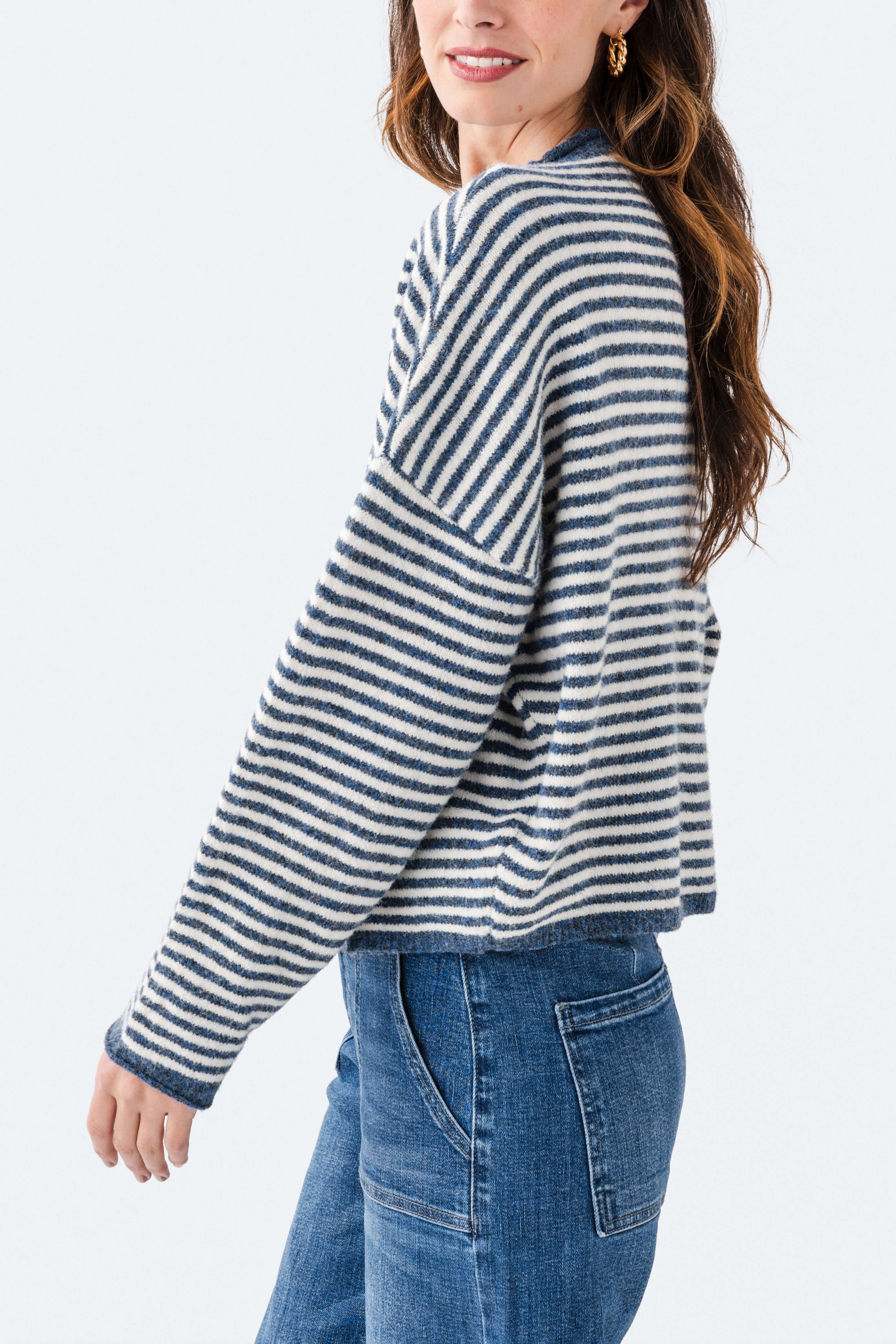Things Between Skinny Striped Piper Cardigan